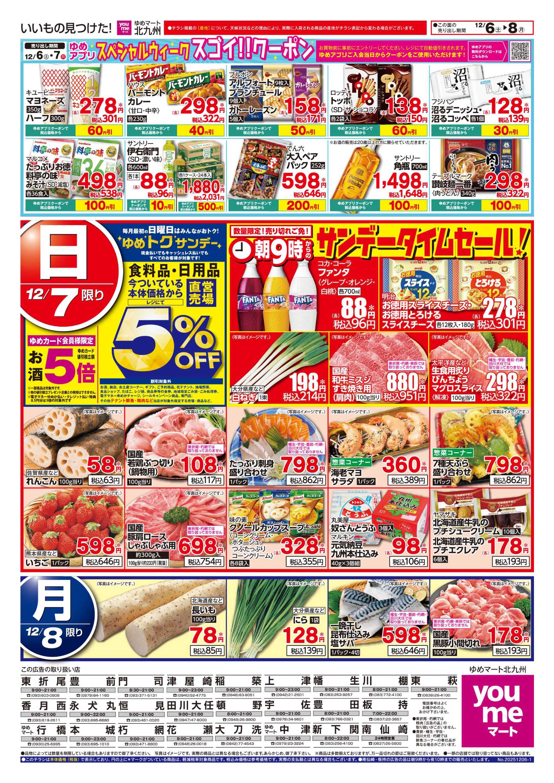 ゆめマート スペシャルウィーク スゴイ!!クーポン
