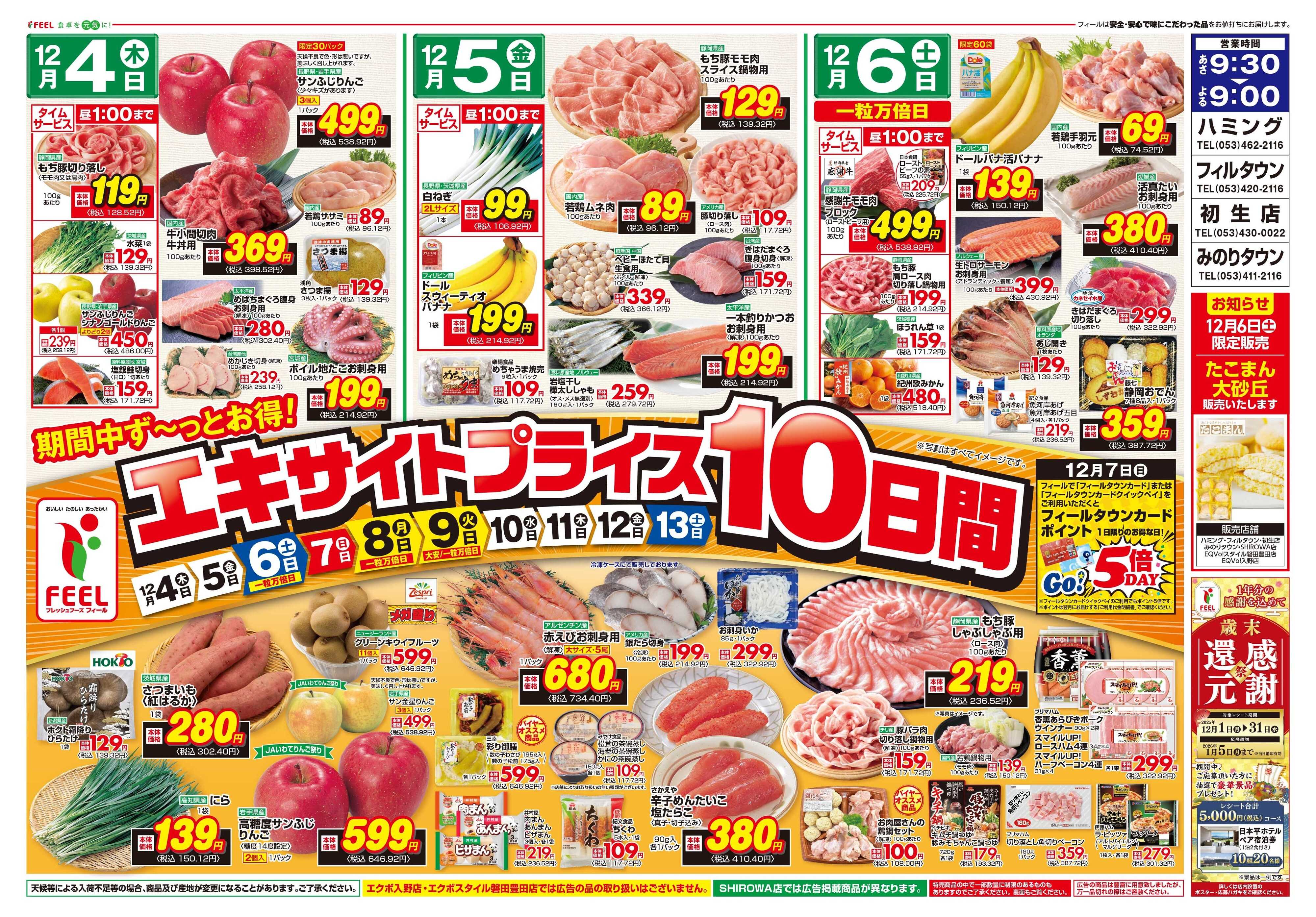 フィール エキサイトプライス（10日間）