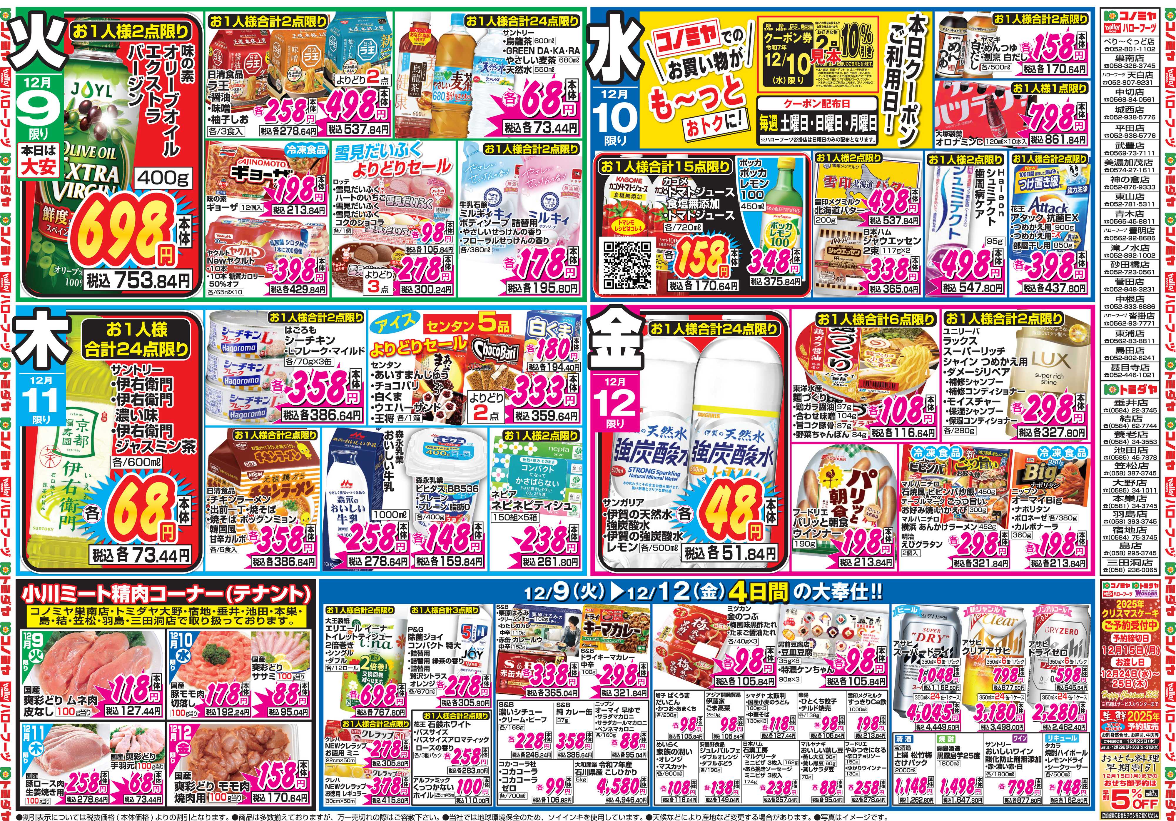 コノミヤ 12月8日号チラシ