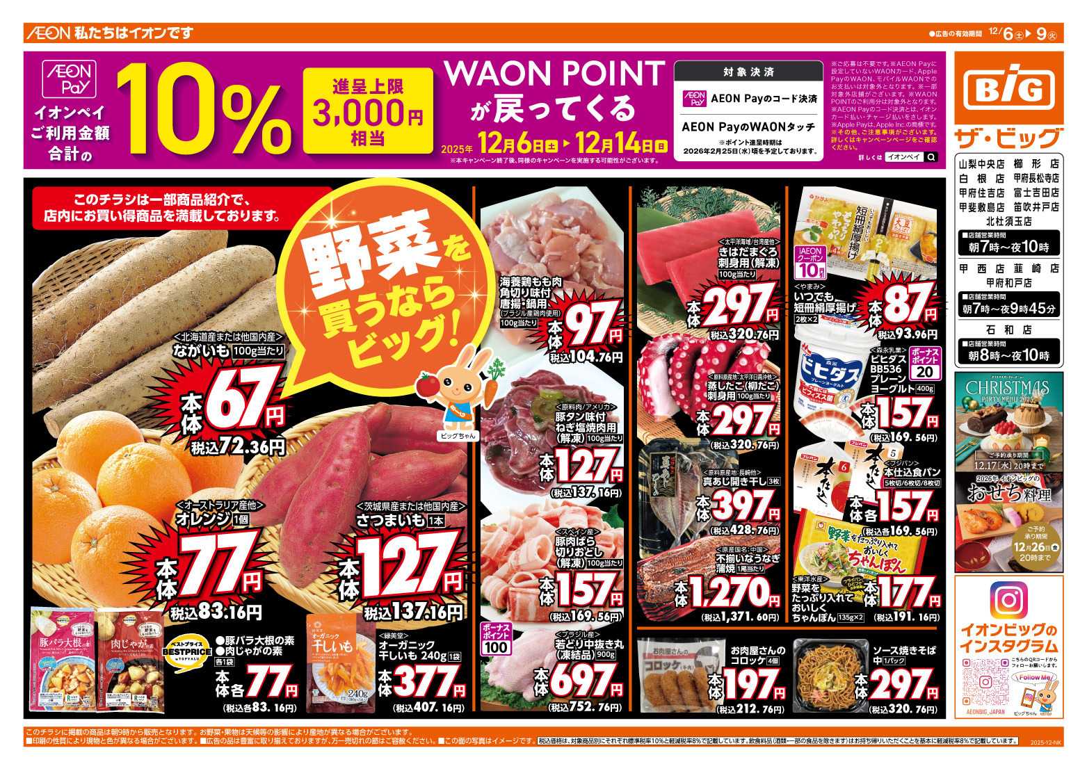 ザ・ビッグ 週末のお買い物はザ・ビッグで！