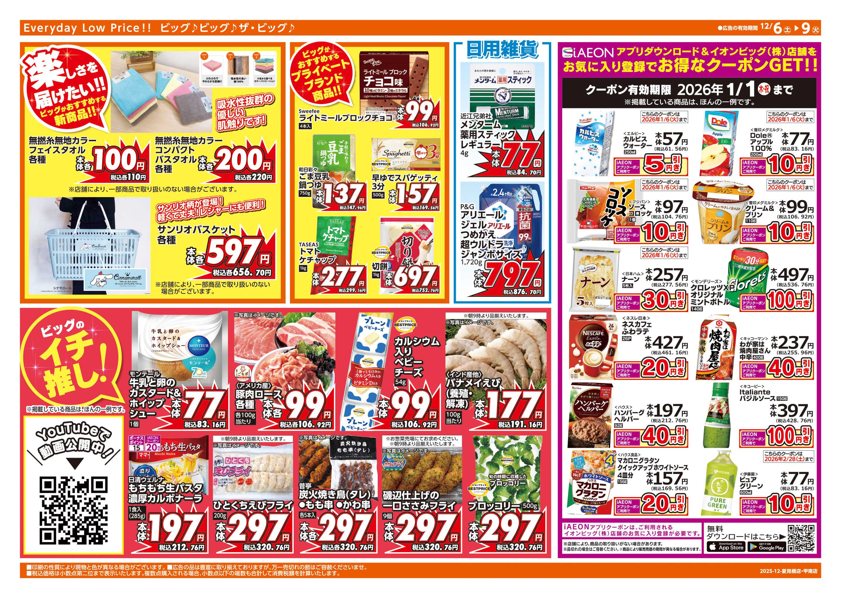 ザ・ビッグ 週末チラシ