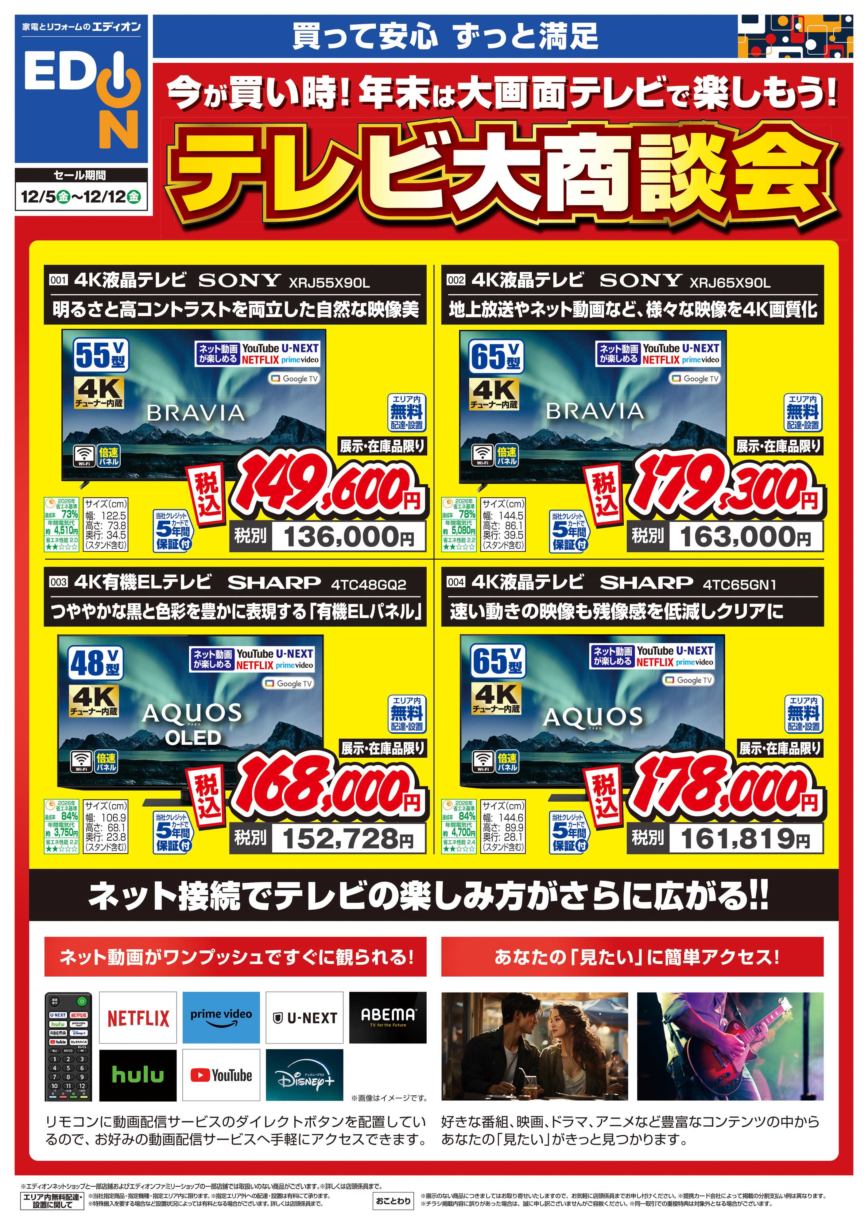 EDION テレビ大商談会