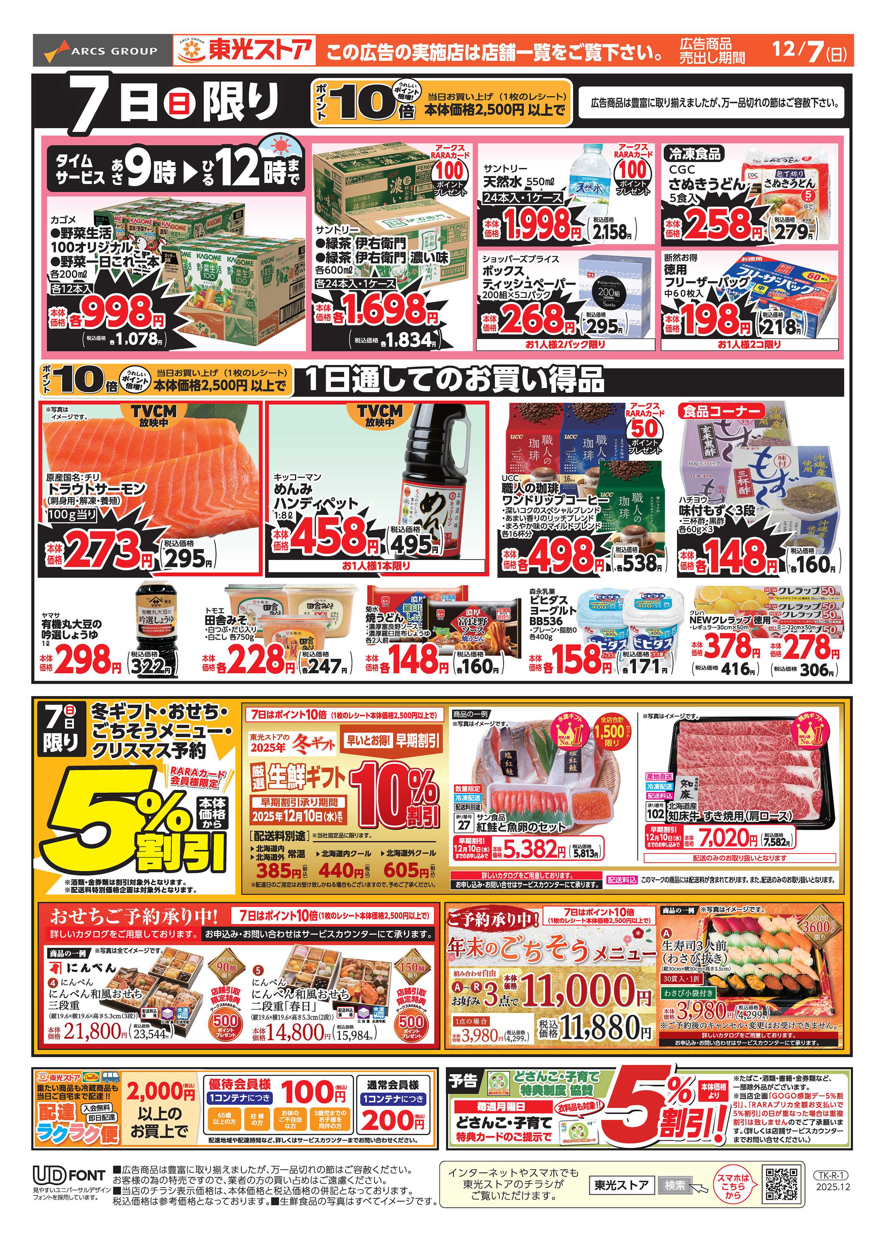 東光ストア 日曜元気市（うら）WEB