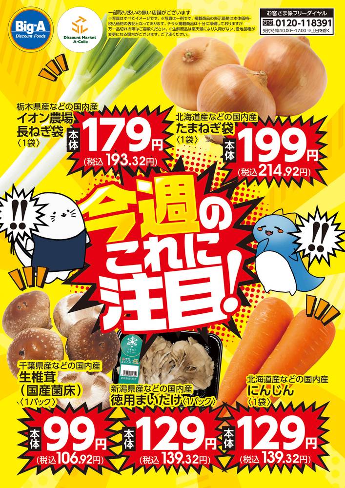 ビッグ・エー 千葉真砂の最新チラシ・セール情報 | クラシルチラシ