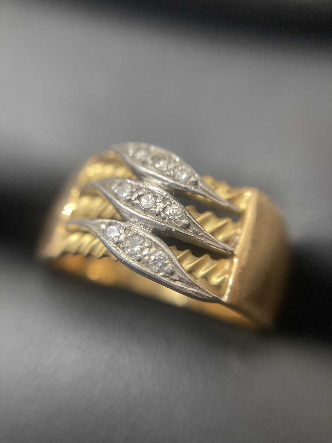 買取大吉 ゴールド＋プラチナ＋ダイヤモンドリング