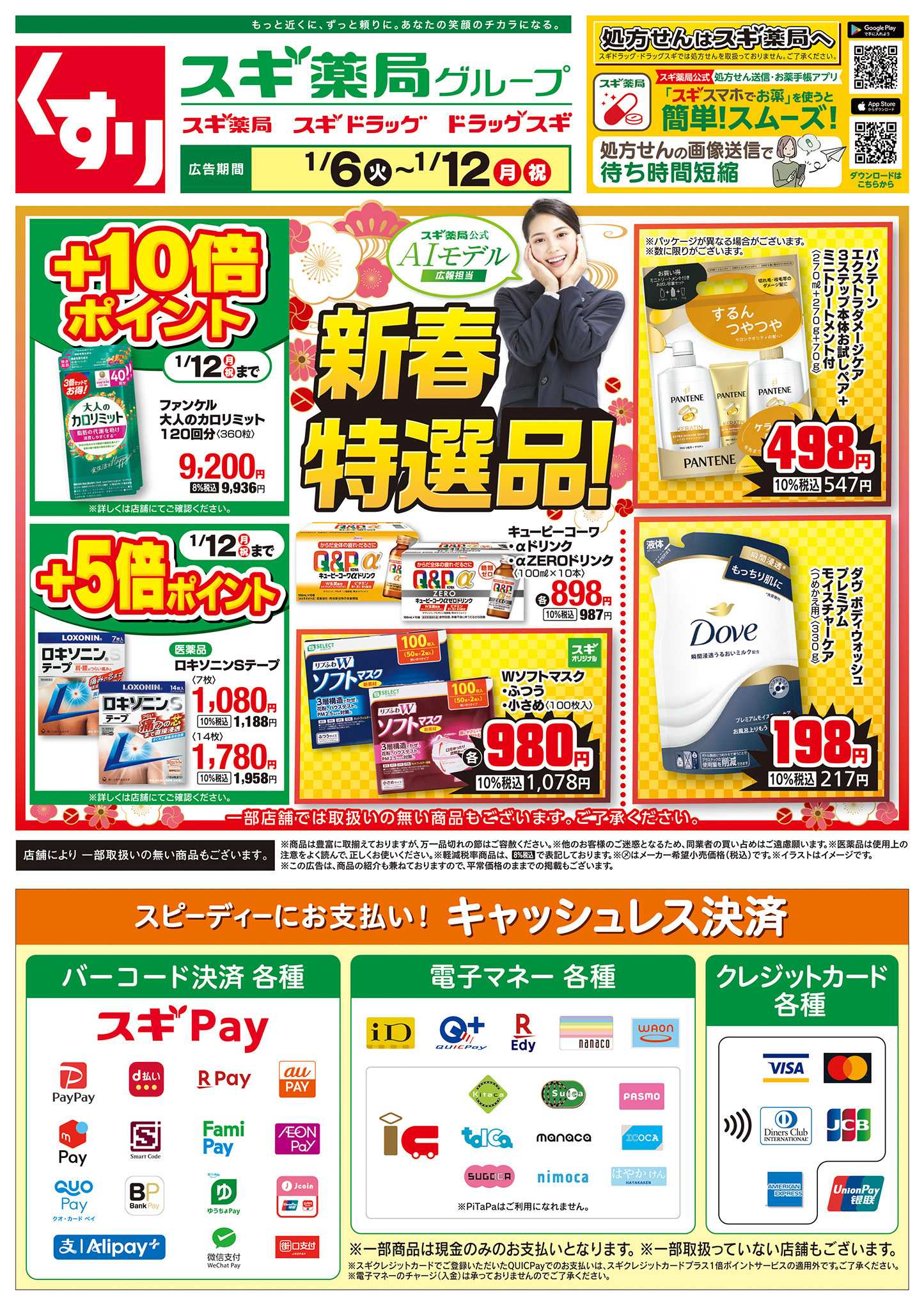 スギドラッグ チラシのご案内