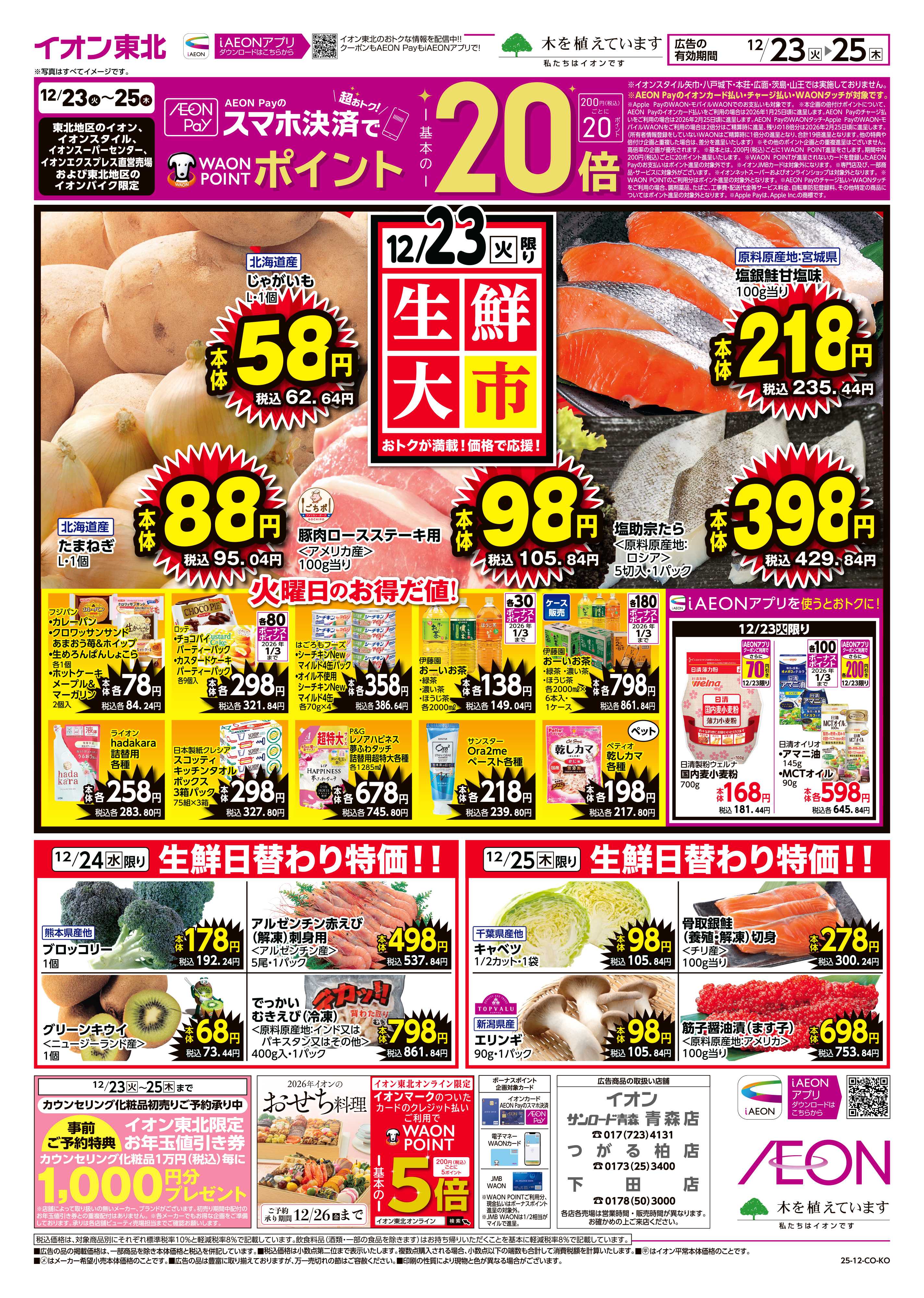 イオン 生鮮大市/Xmas