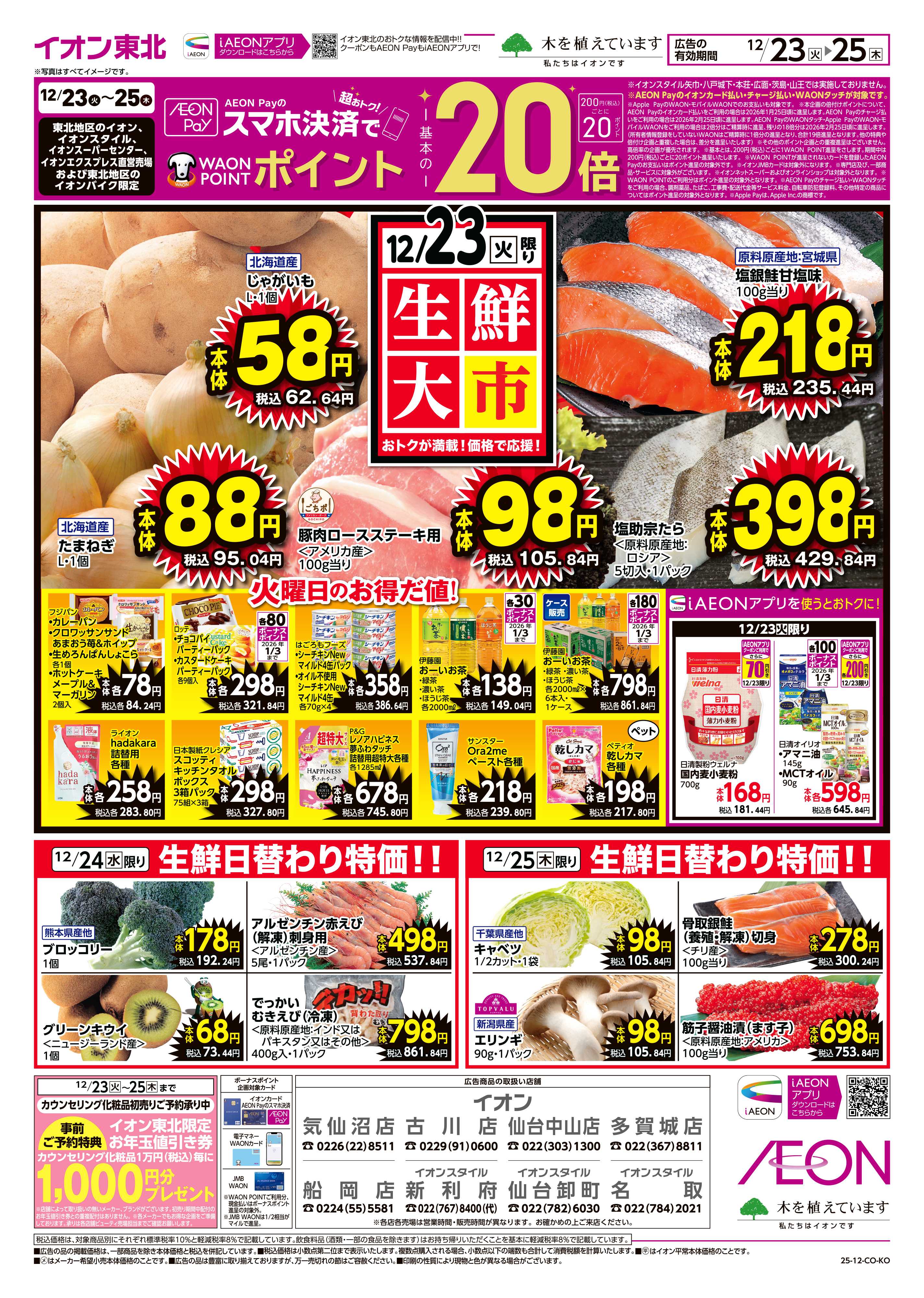 イオンスタイル 生鮮大市/Xmas