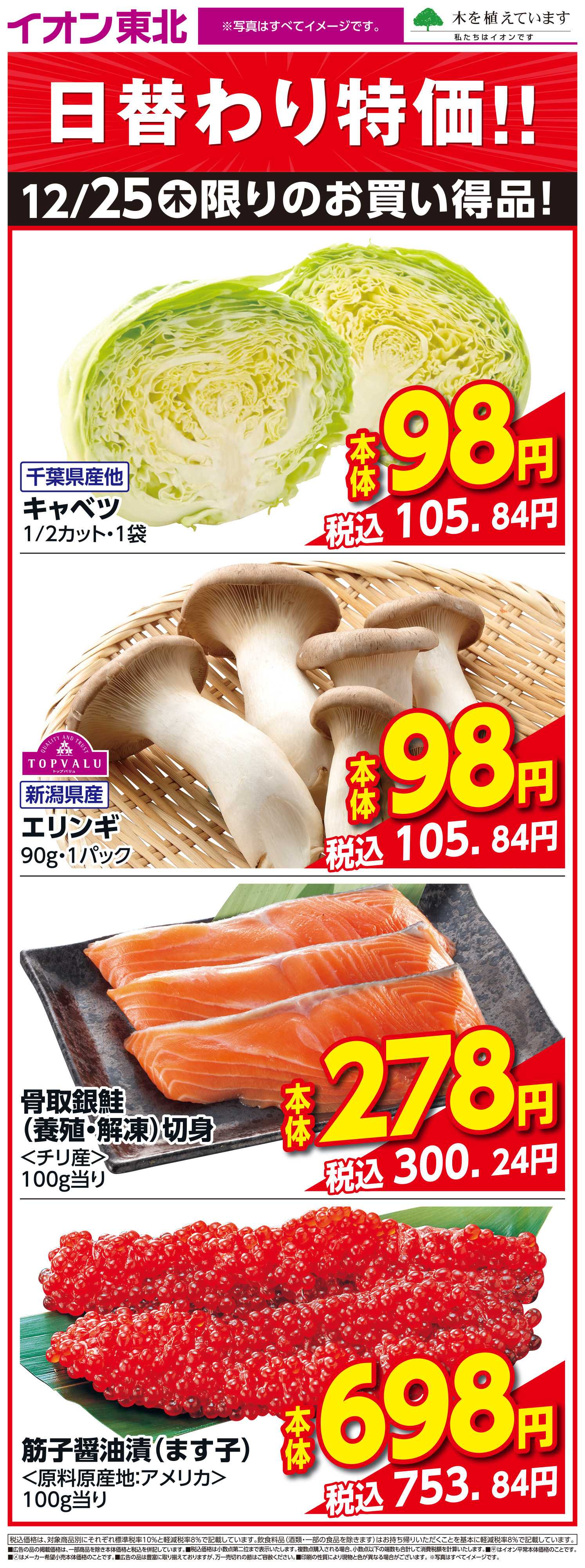 イオンスタイル 12月25日日替わり