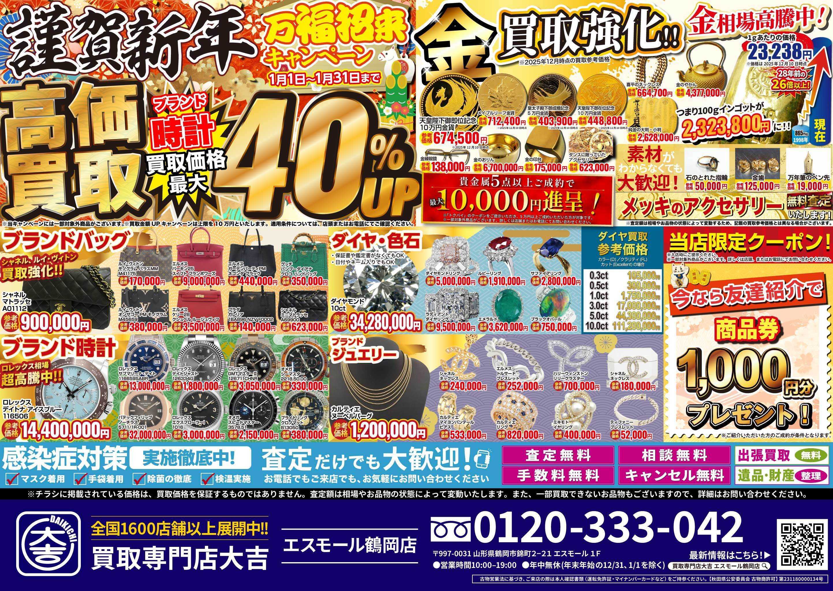 買取大吉 万福招来キャンペーン