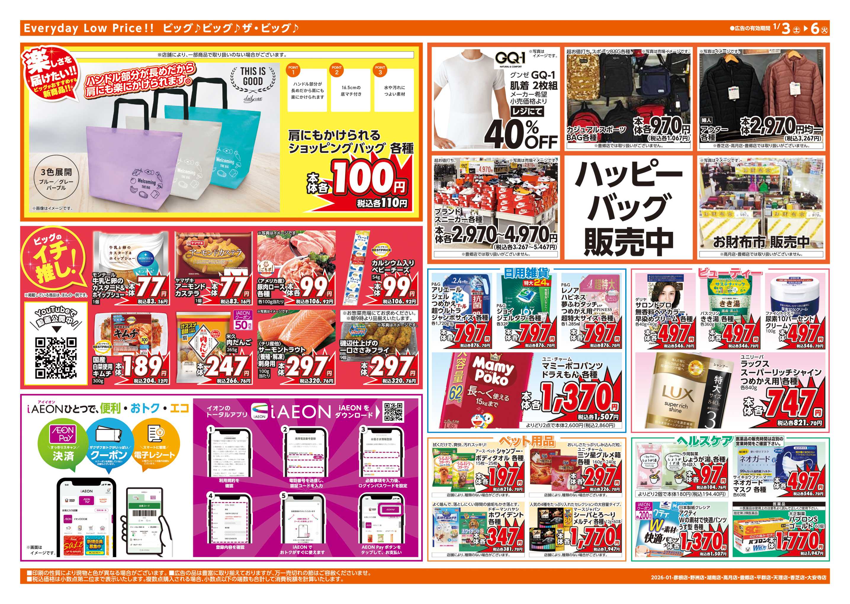 ザ・ビッグ 週末チラシ