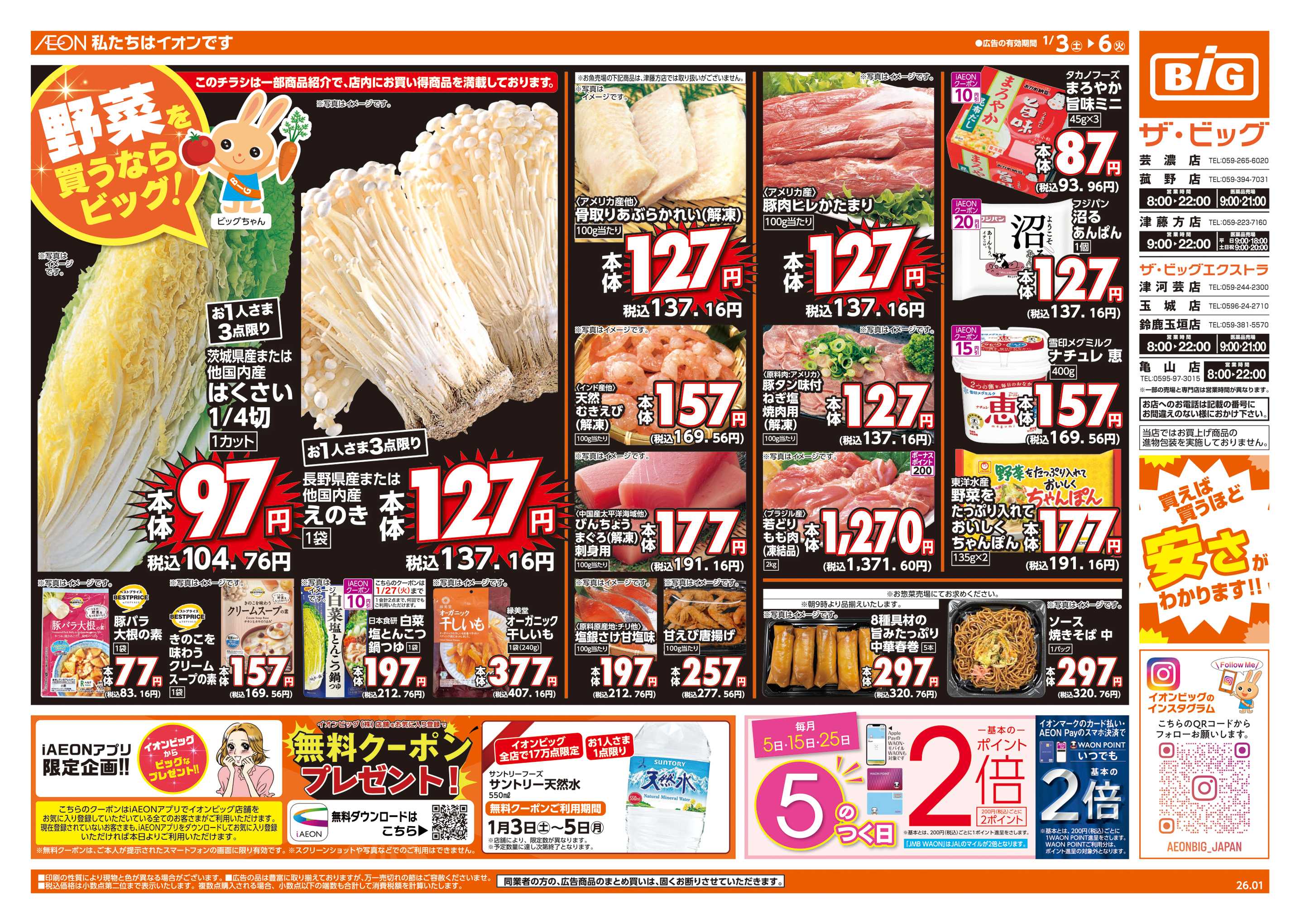 ザ・ビッグエクストラ 週末チラシ