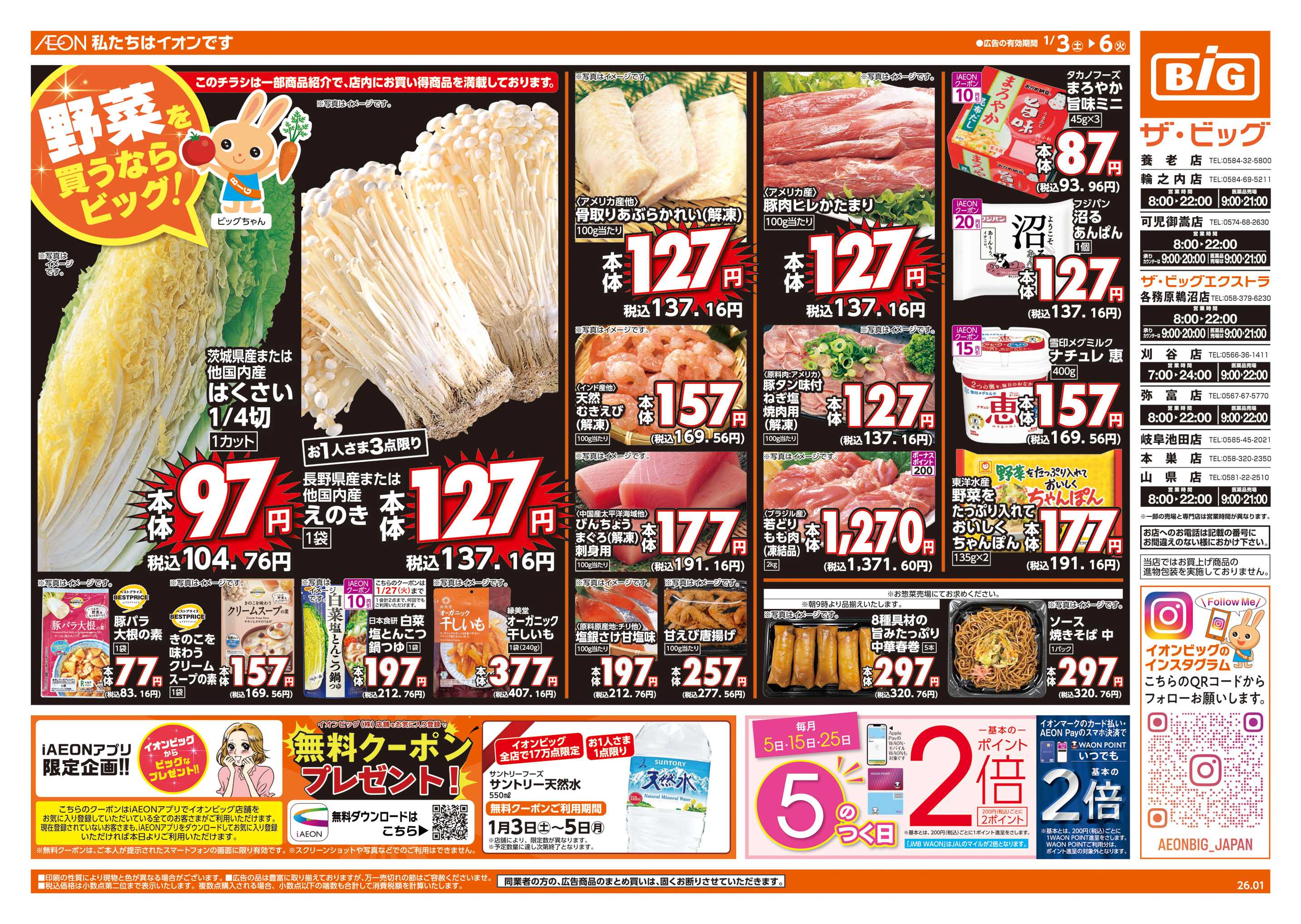 ザ・ビッグエクストラ 週末チラシ