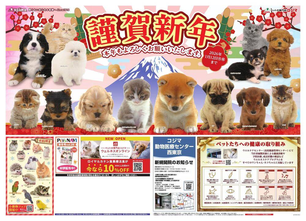 ペットの専門店コジマ 八王子店の最新チラシ・セール情報 | クラシルチラシ