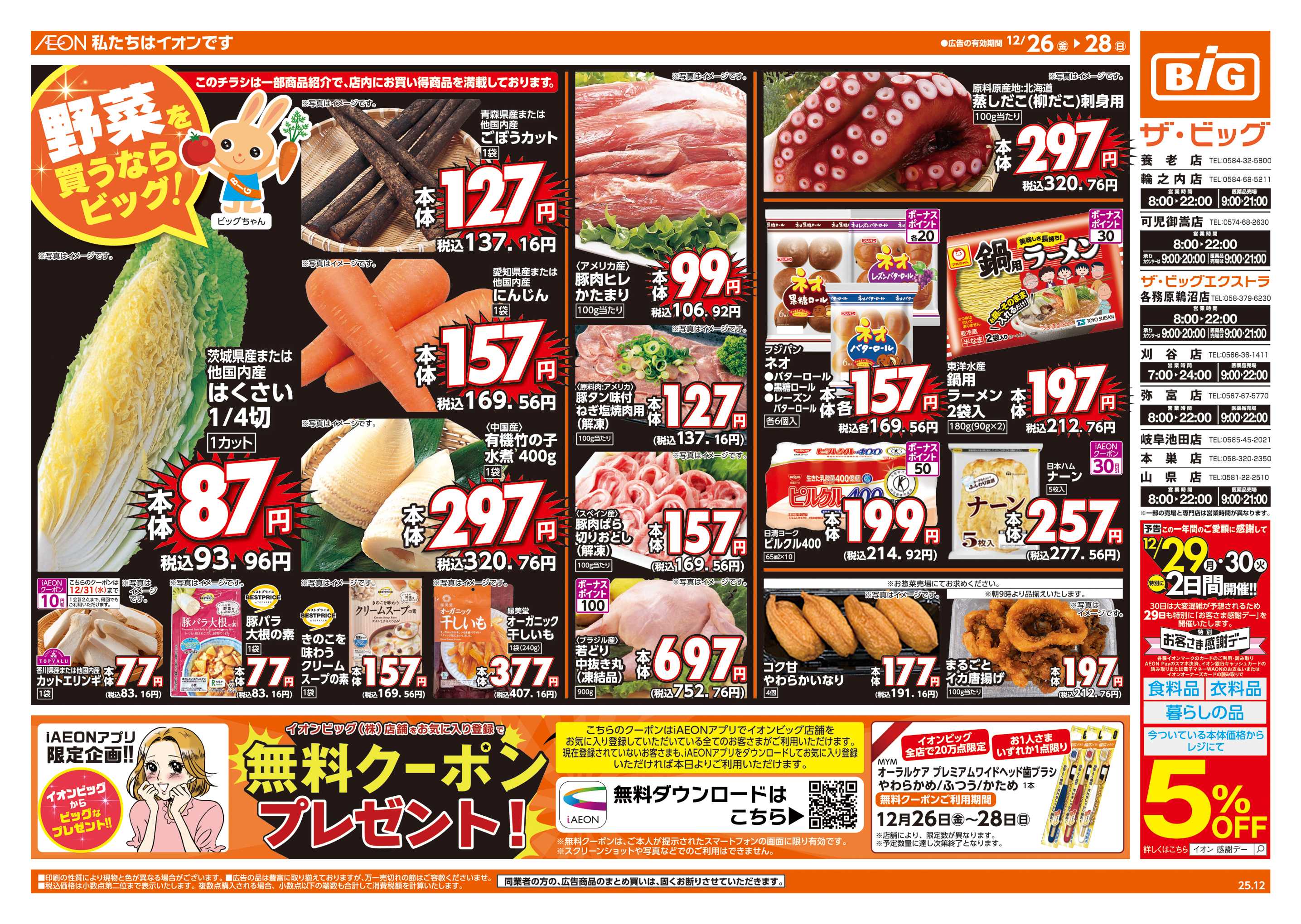 ザ・ビッグエクストラ 週末チラシ