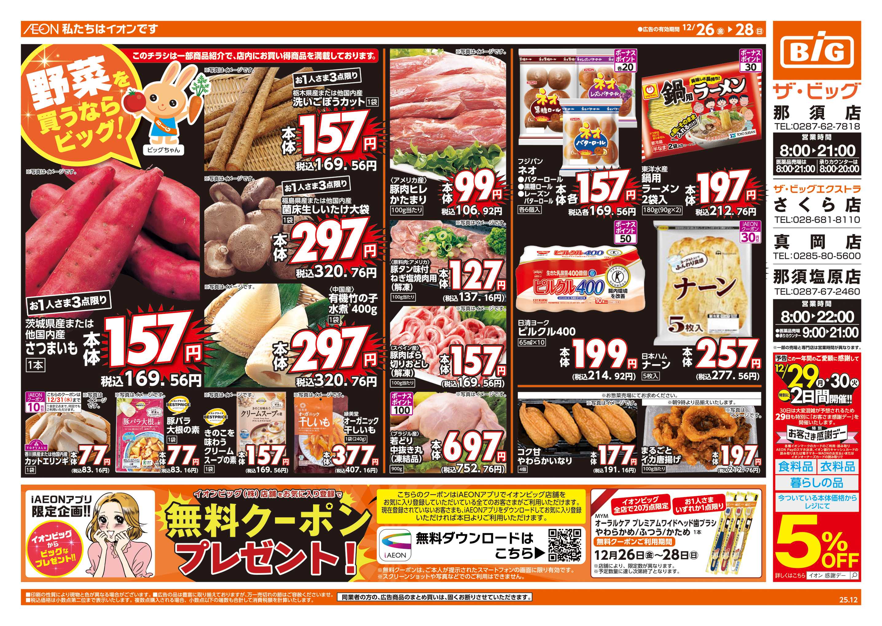 ザ・ビッグエクストラ 週末チラシ