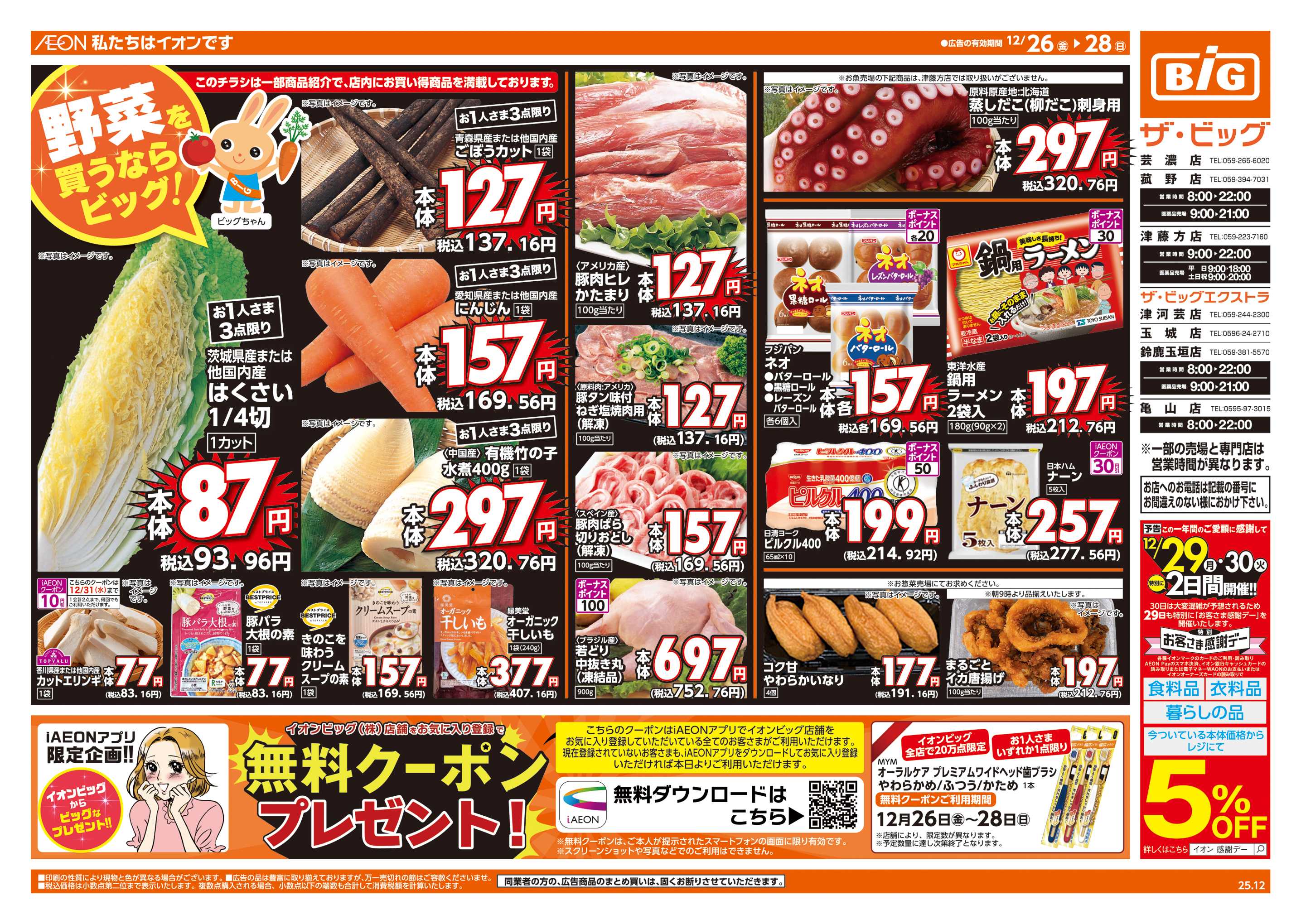 ザ・ビッグ 週末チラシ