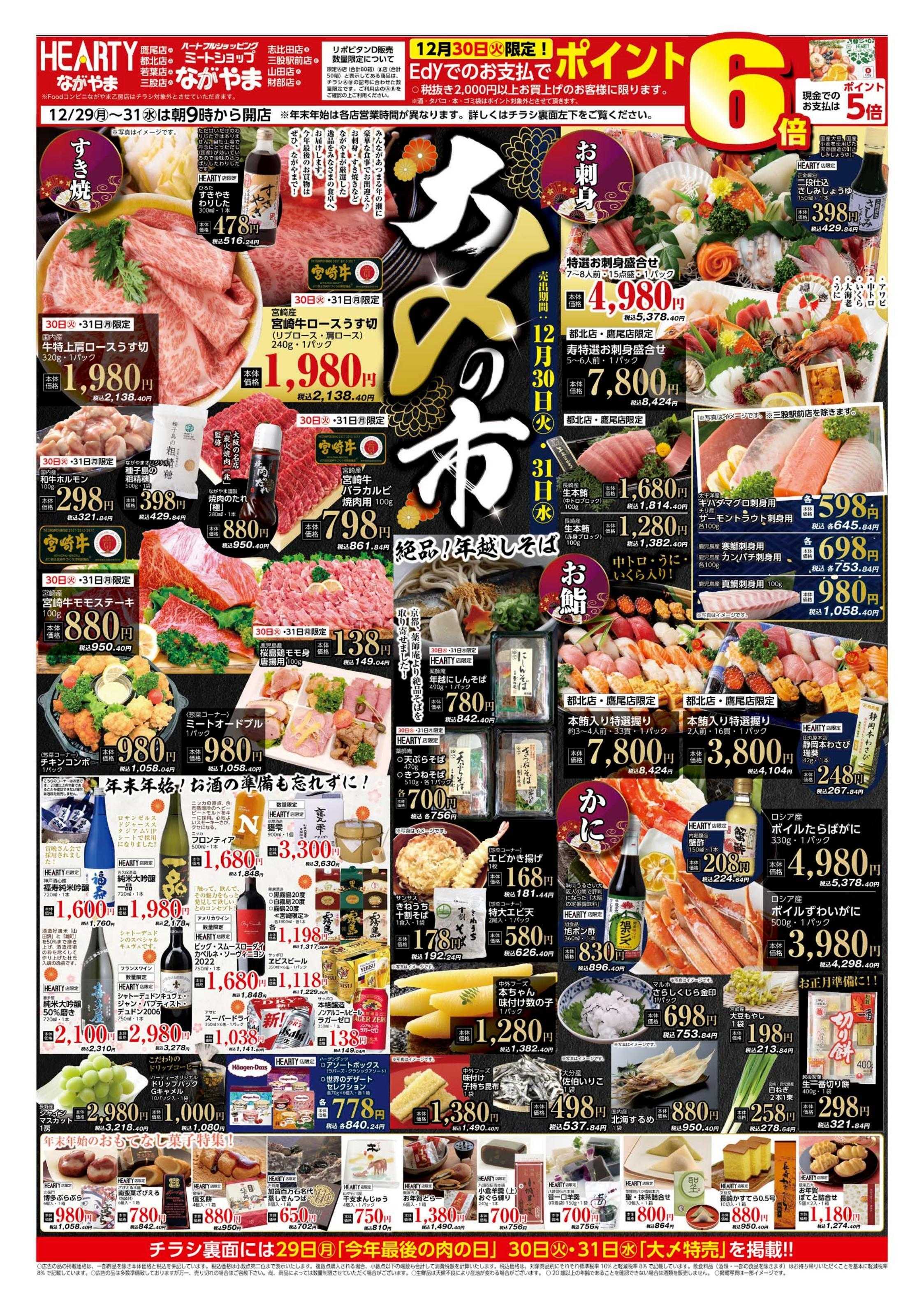 ハーティーながやま 大〆の市