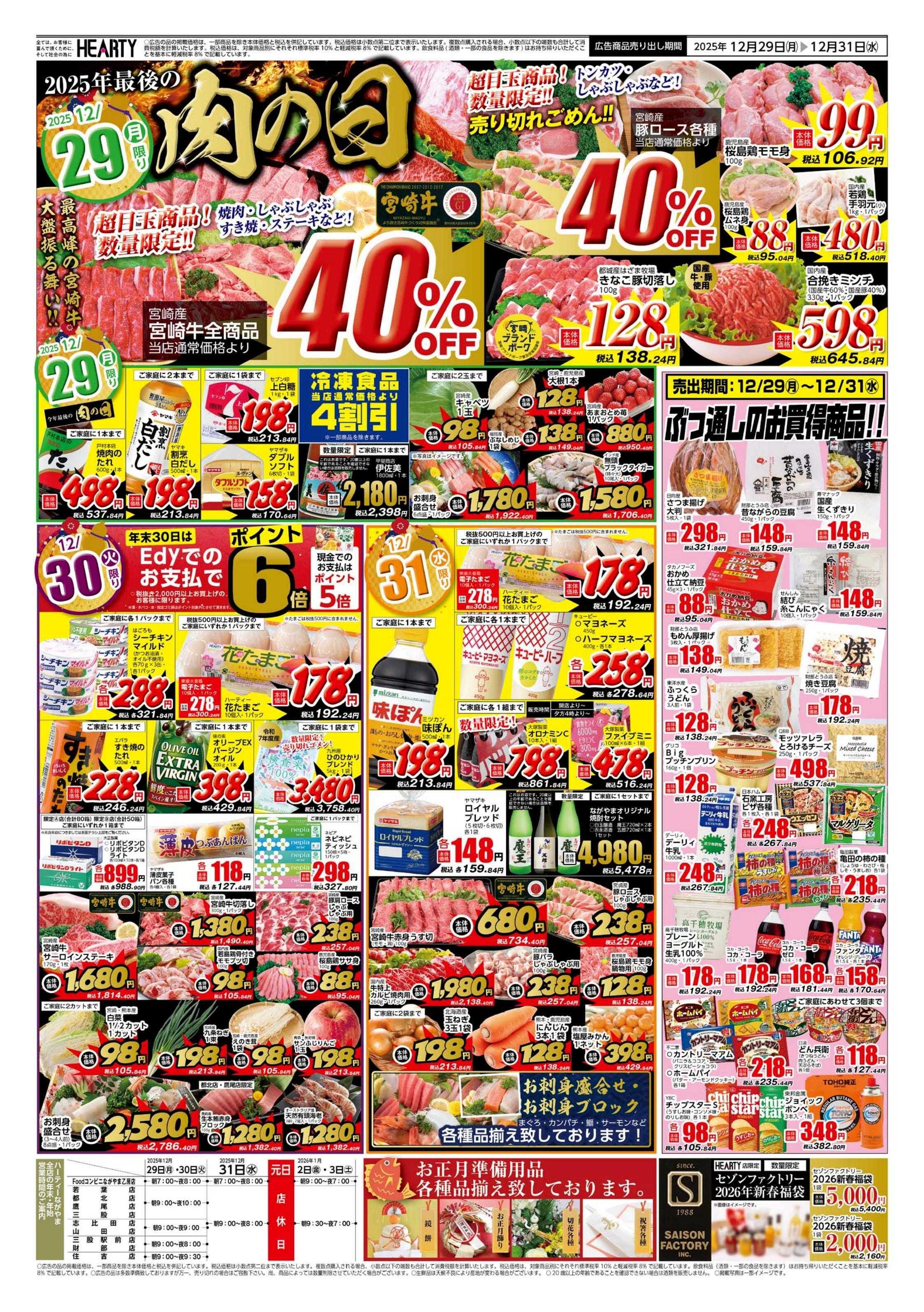 ハーティーながやま 大〆の市