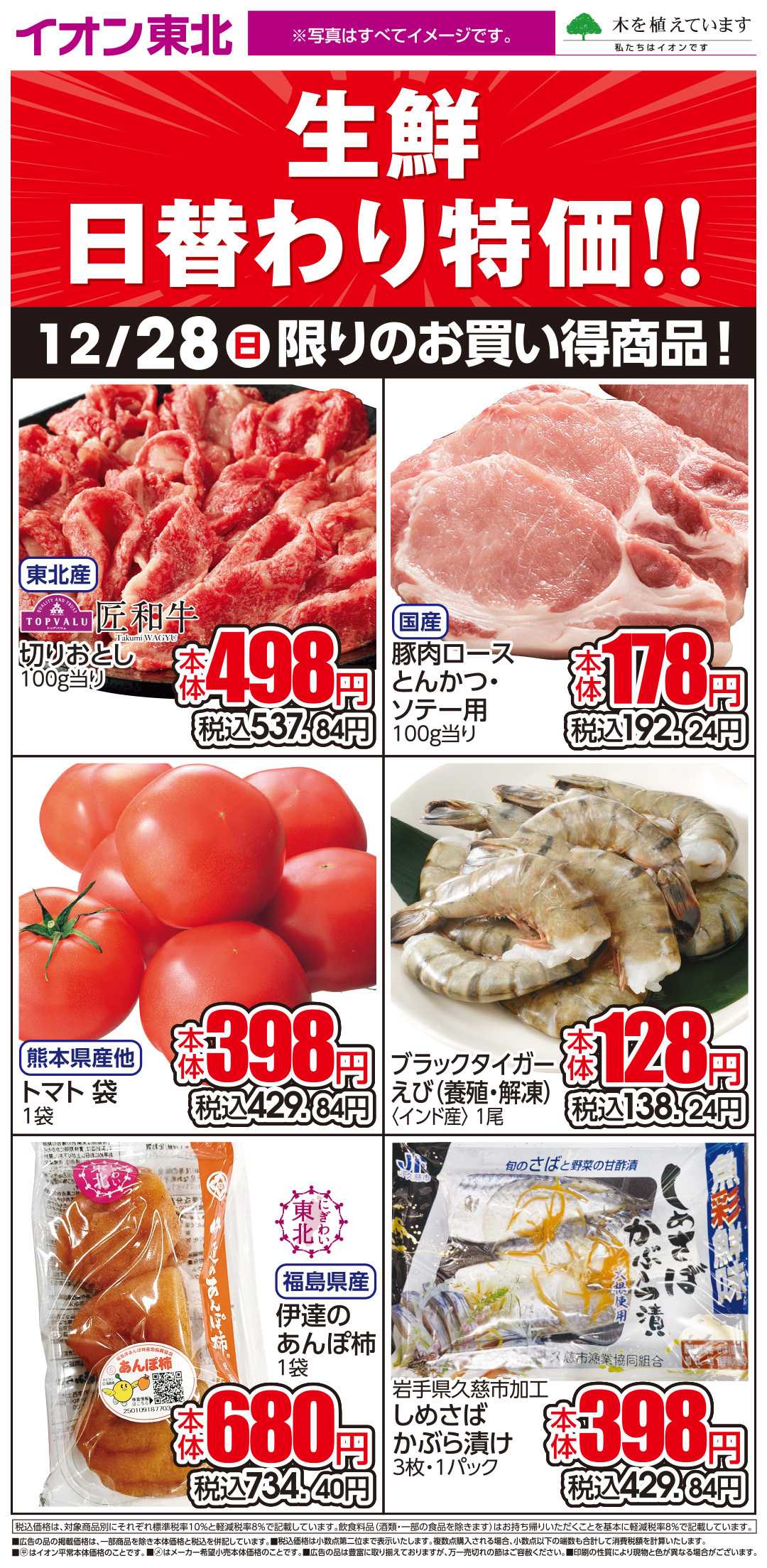 イオンスタイル 12月28日日替わり