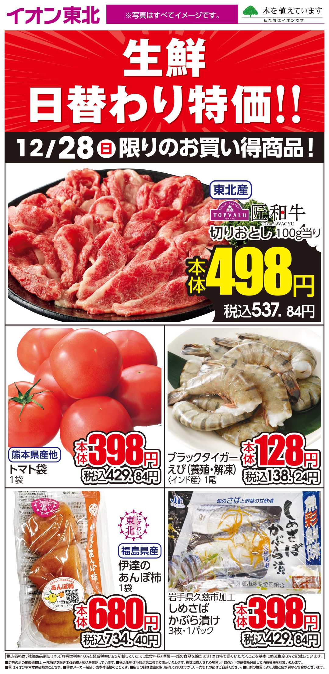 イオン 12月28日日替わり