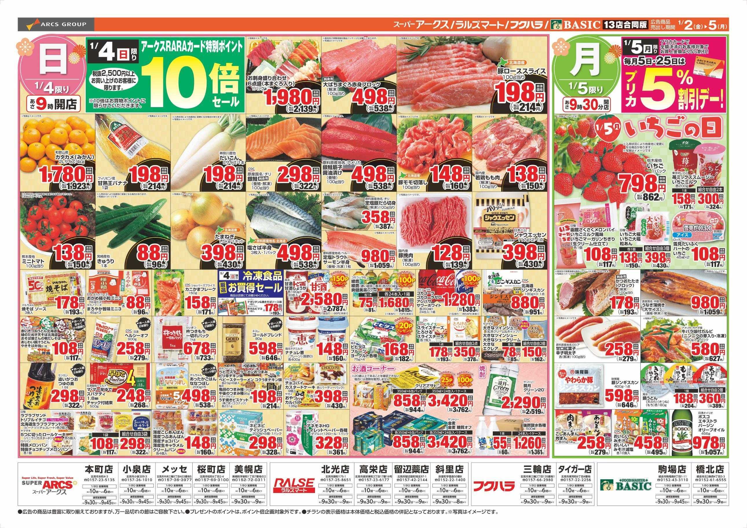 BASIC 1/2～1/5チラシ裏