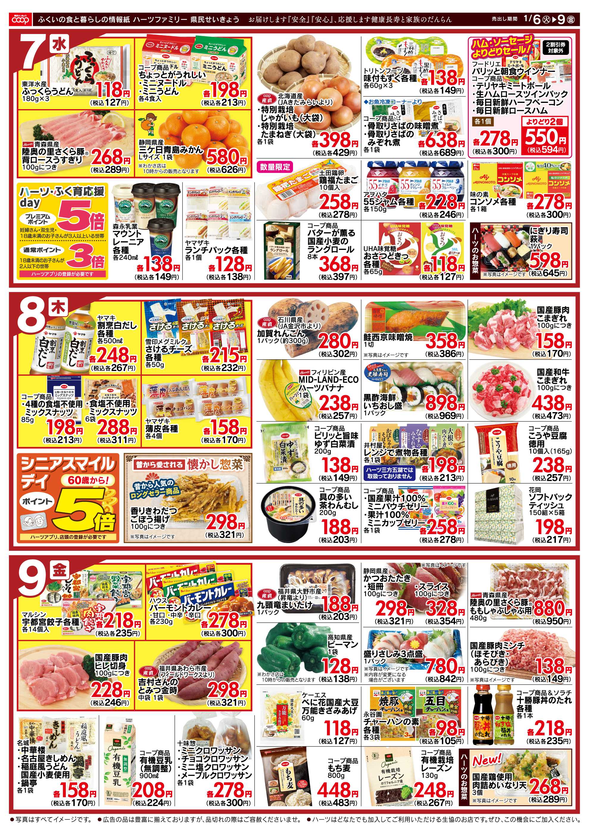 ハーツ ハーツファミリー1/6～1/9