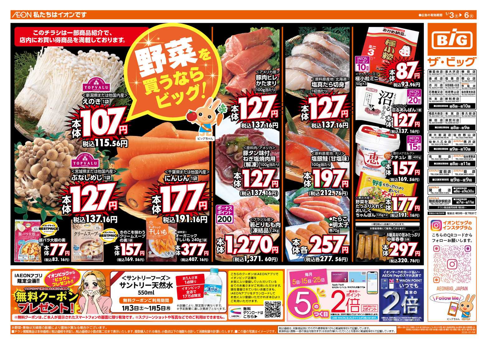 ザ・ビッグ 週末のお買い物はザ・ビッグで！