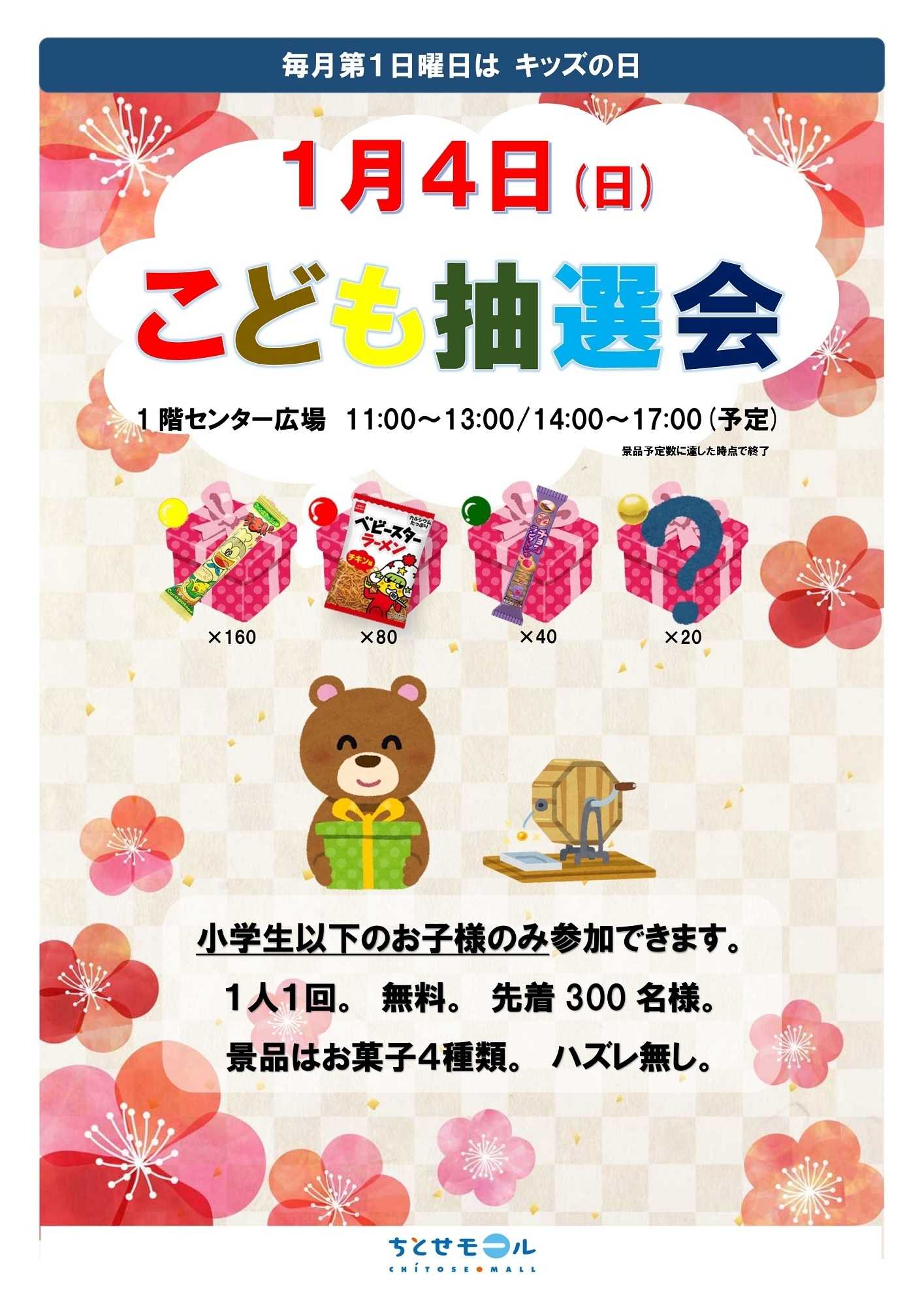 スーパーアークス ちとせモールの初売り