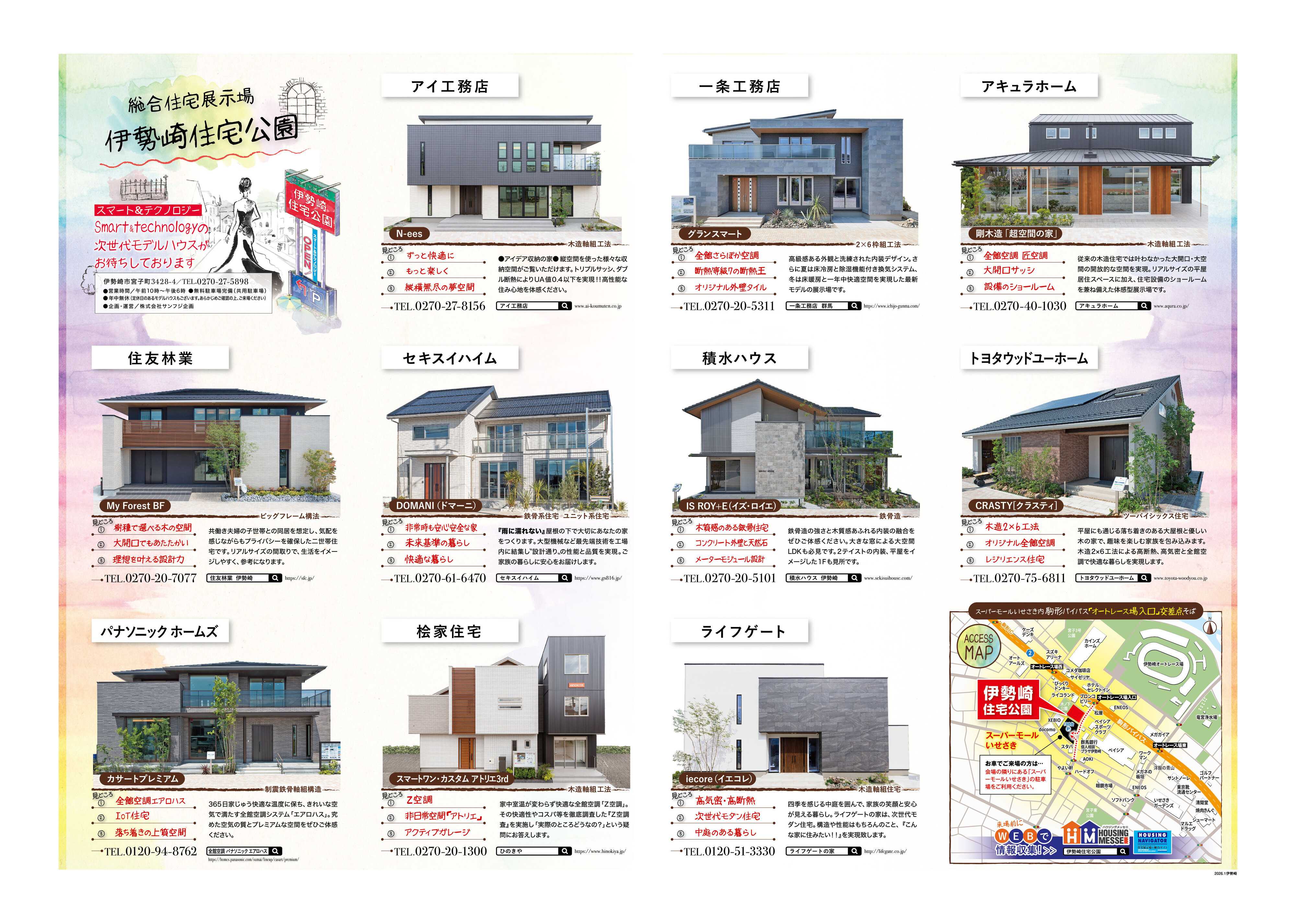 サンフジ企画 伊勢崎住宅公園　1月キャンペーン