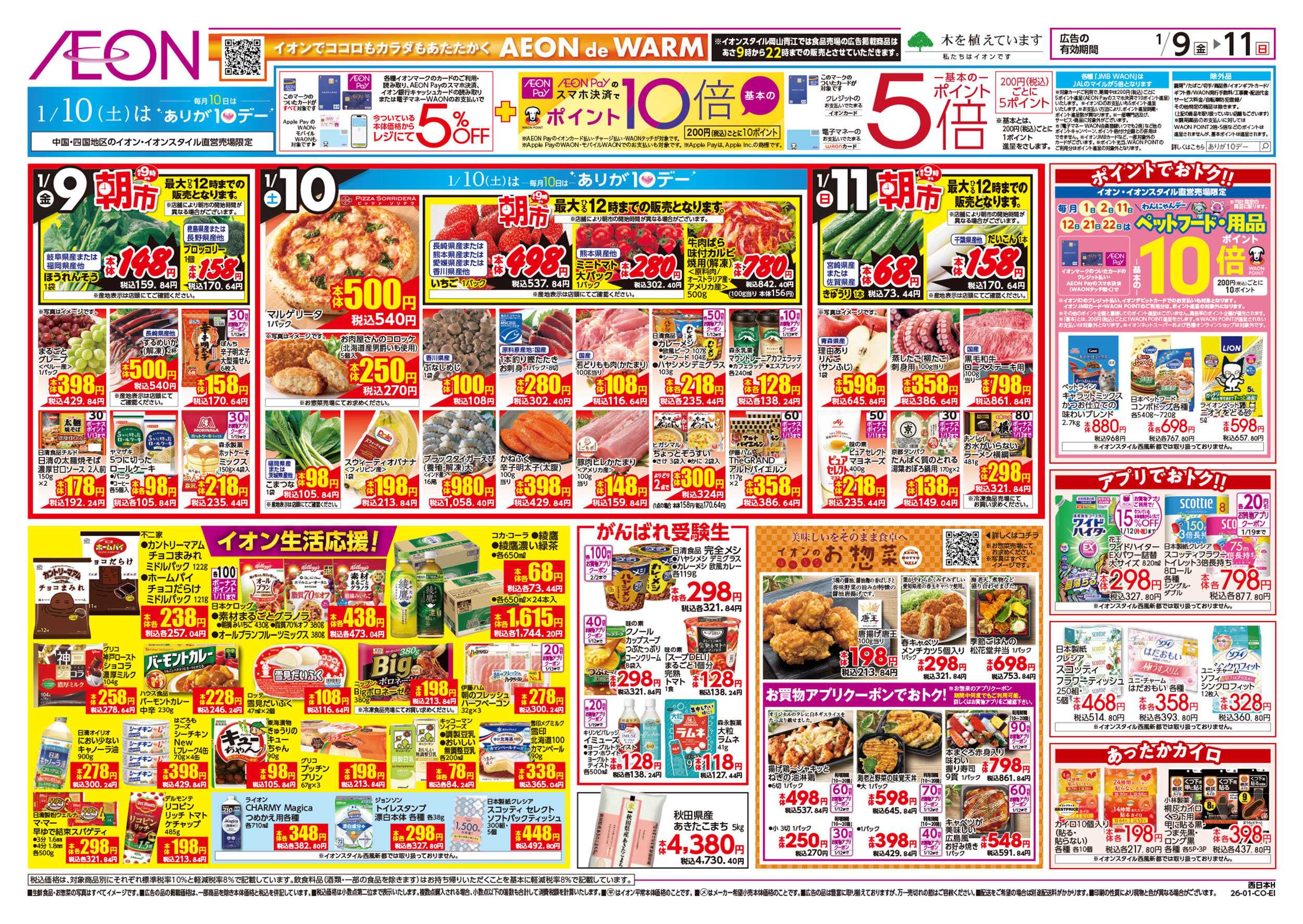 イオンスタイル 第46週　1/9号　生鮮大市