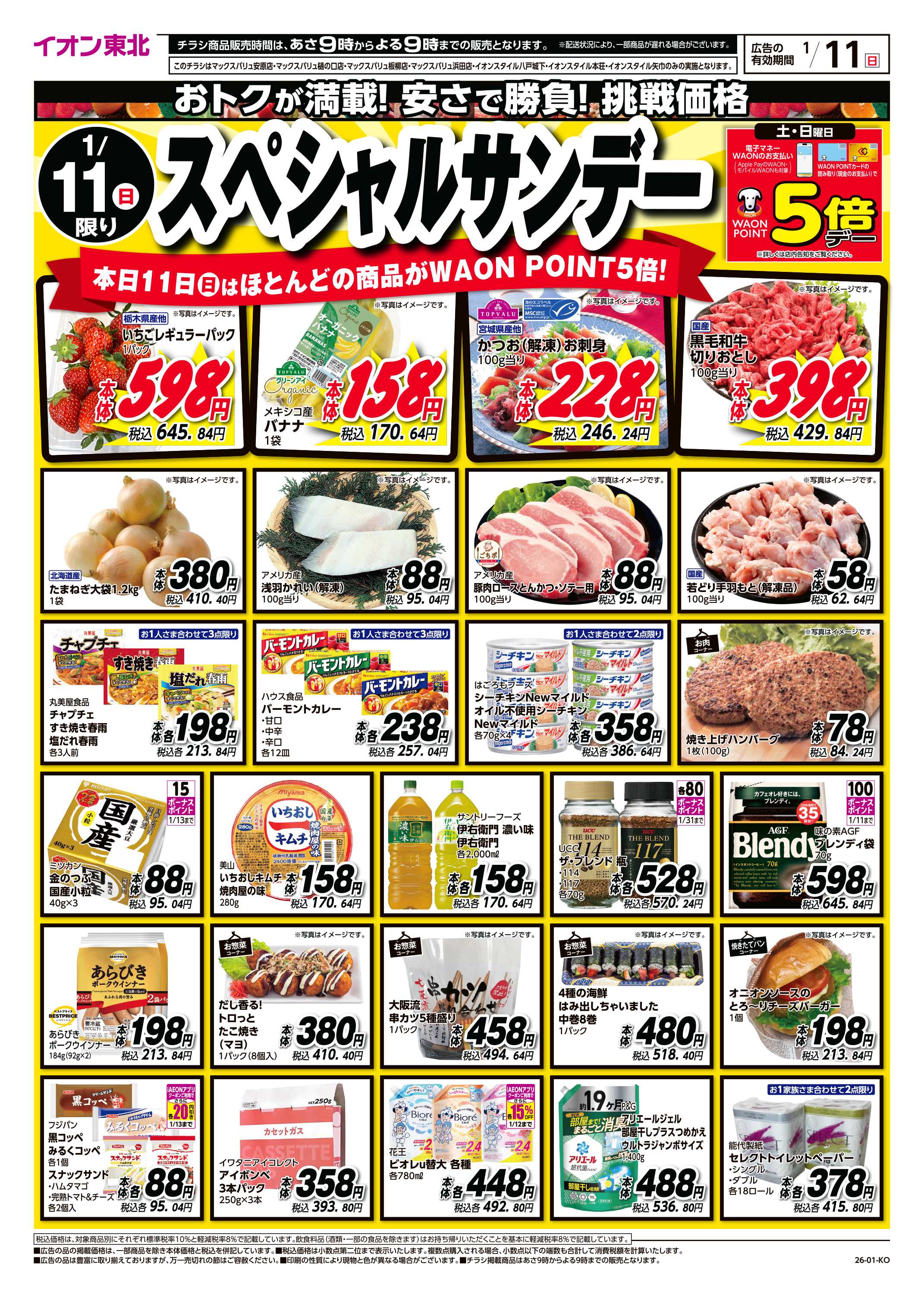 イオンスタイル ありが10デー・スペシャルサンデー