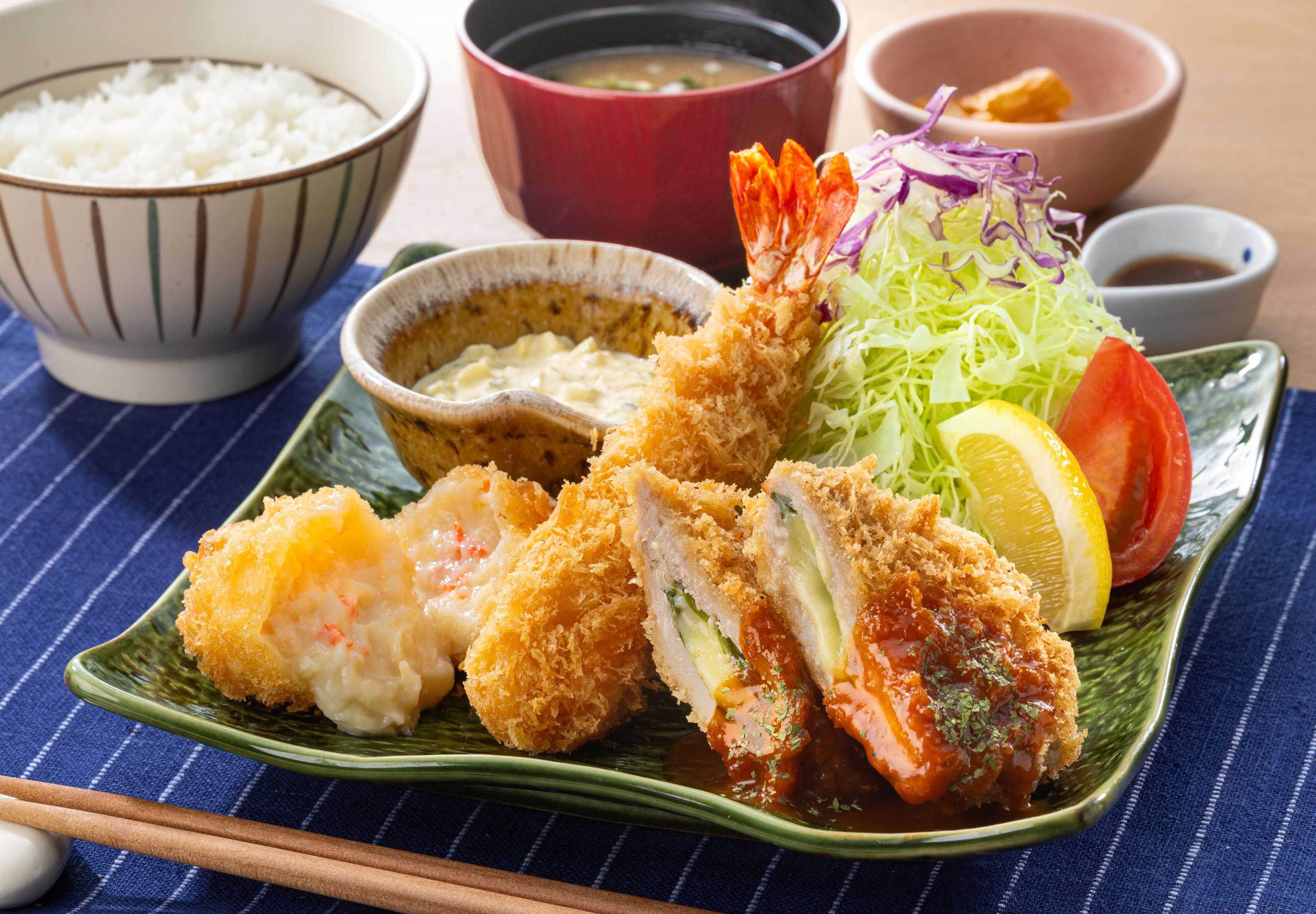 大戸屋ごはん処 1月8日は「大戸屋・定食の日」絶品フライの『福アゲ三昧定食』3万食限定で販売開始