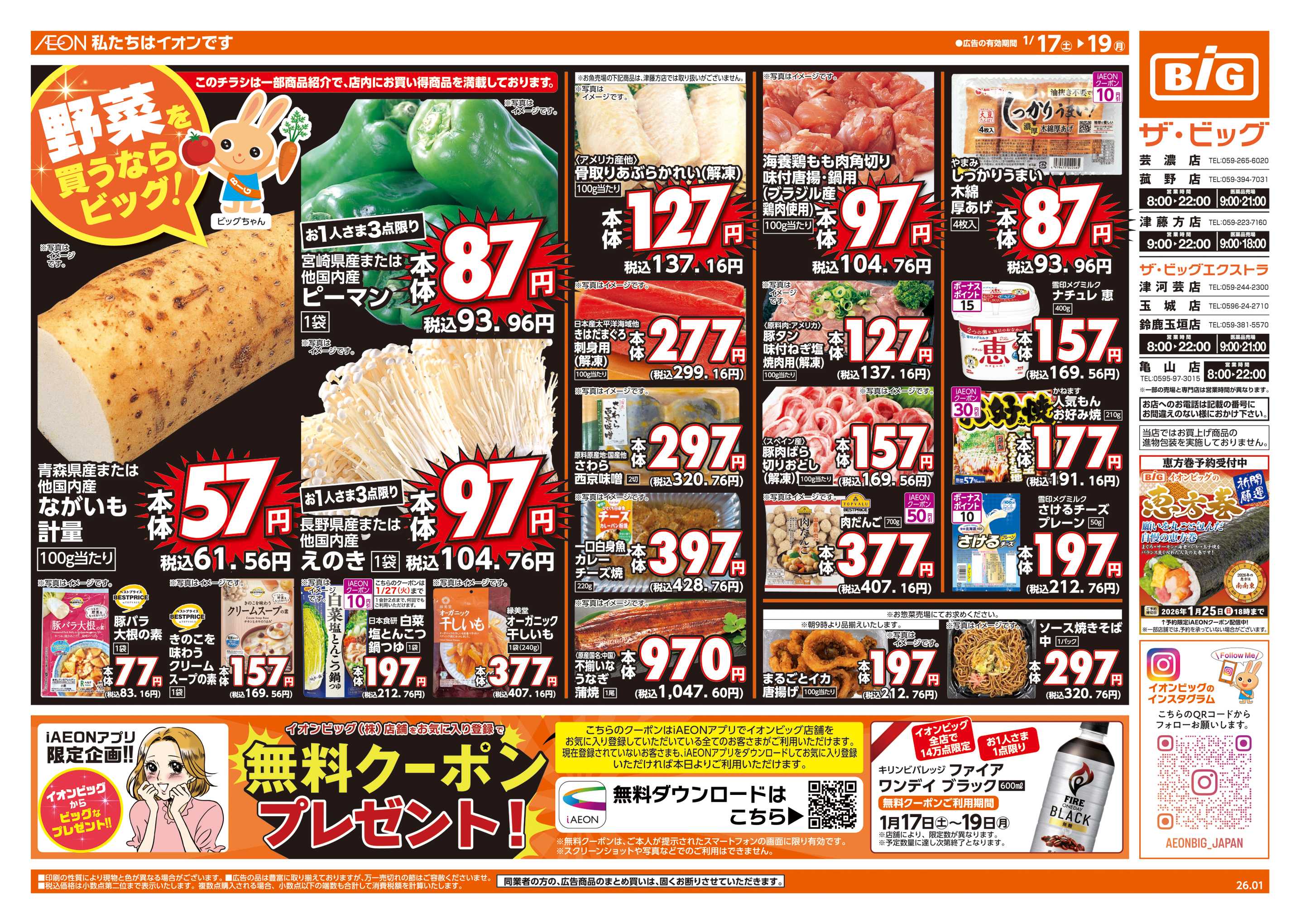 ザ・ビッグエクストラ 週末チラシ