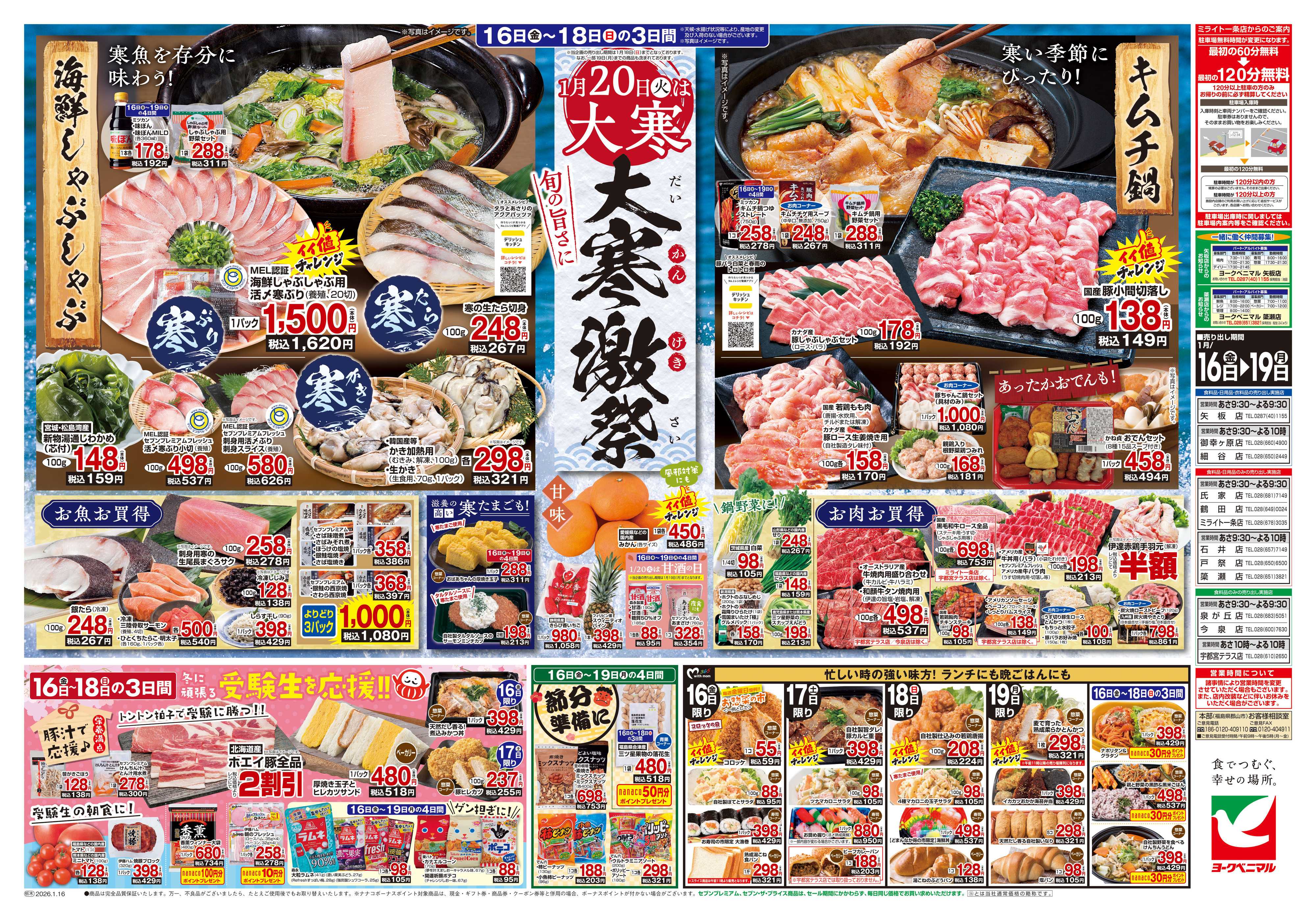 ヨークベニマル 1/16号チラシ