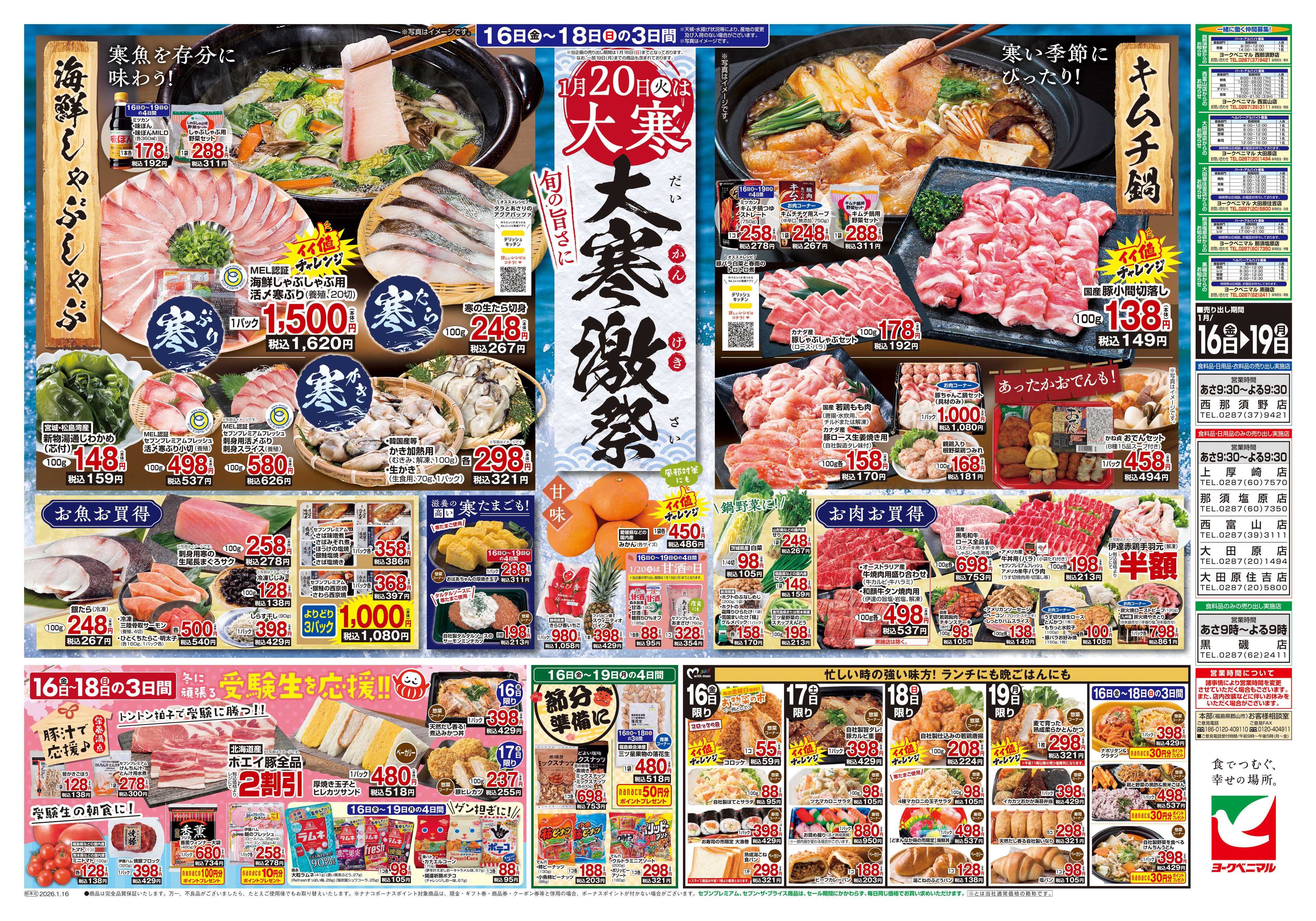 ヨークベニマル 1/16号チラシ