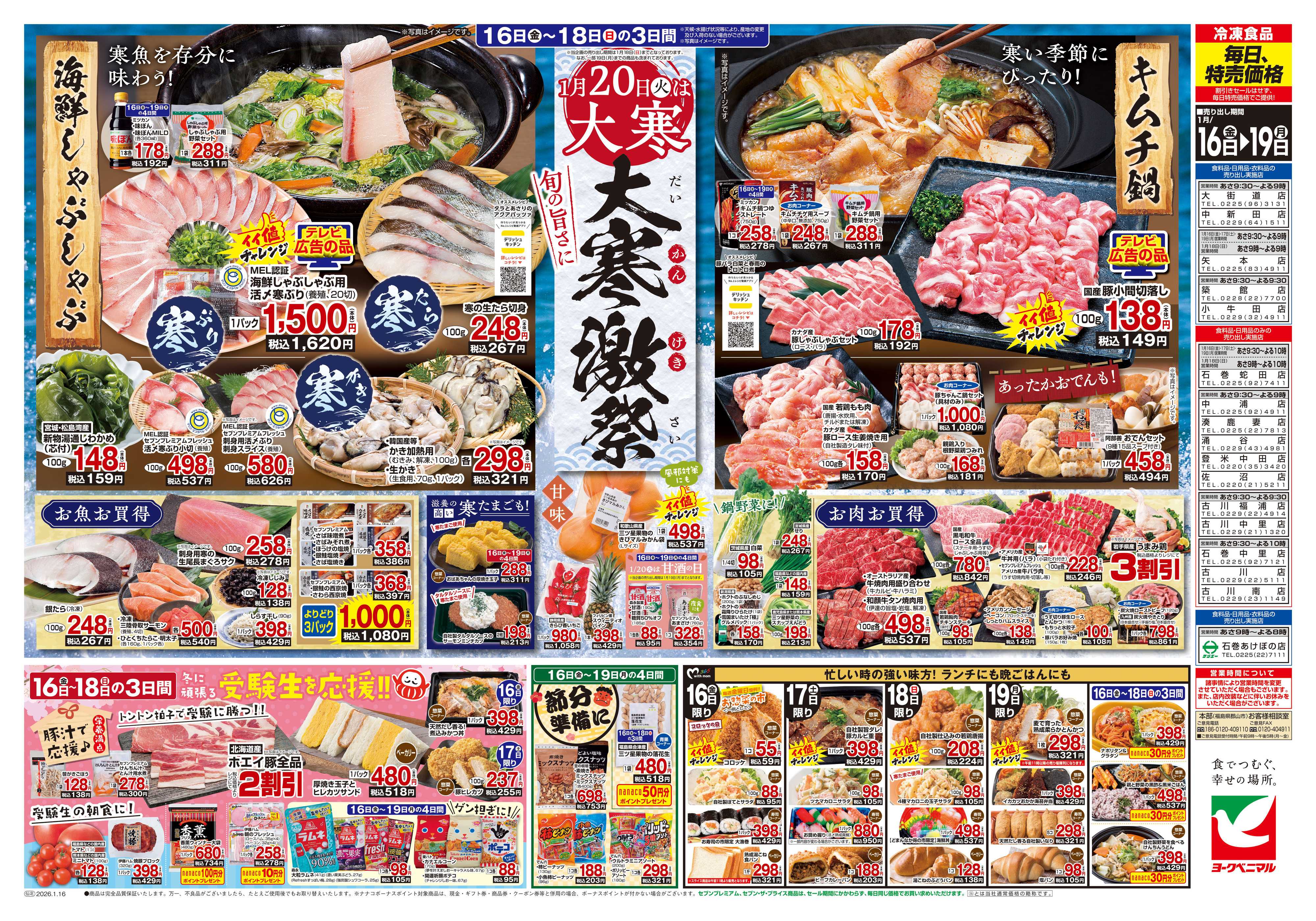 ヨークベニマル 1/16号チラシ