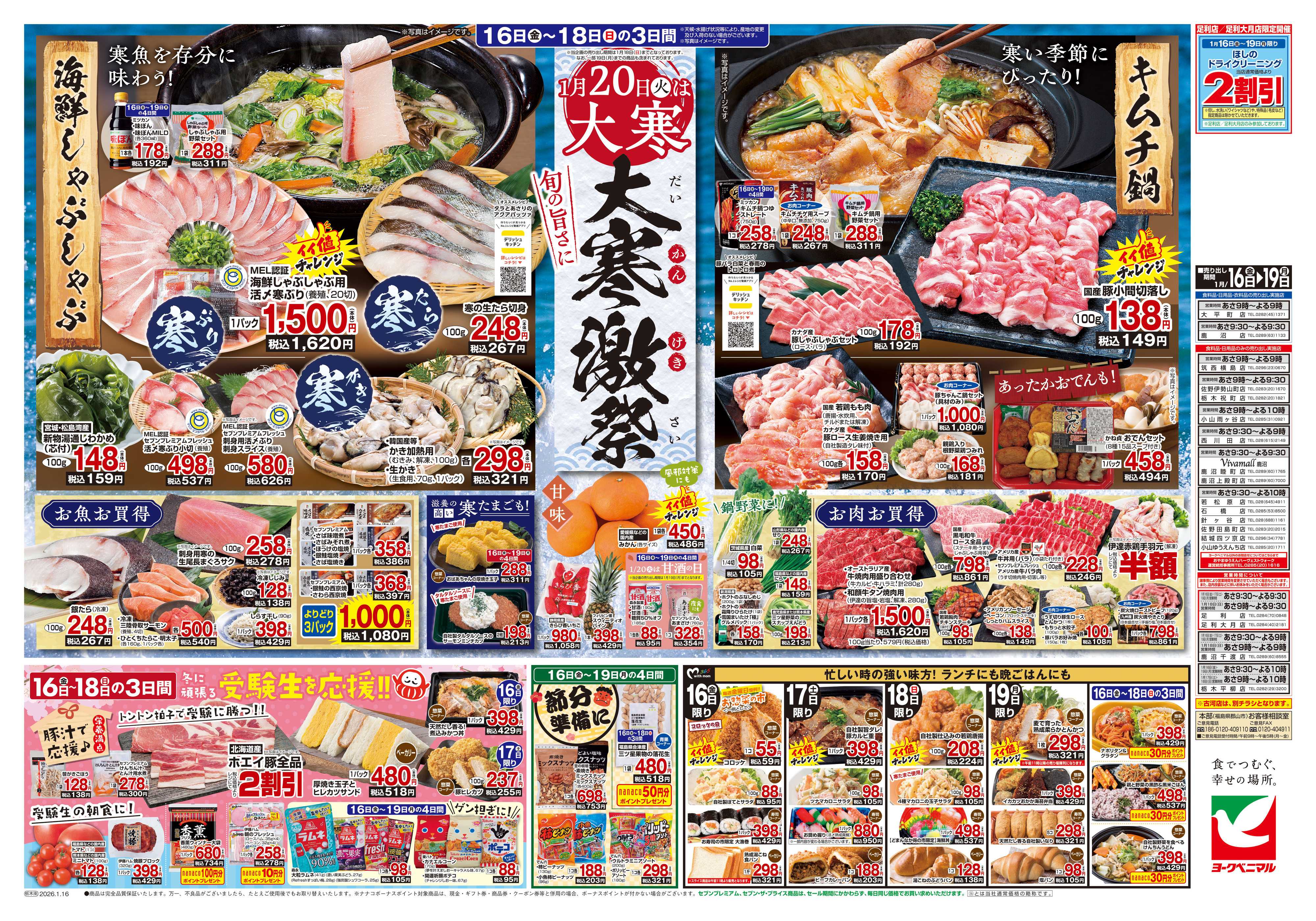 ヨークベニマル 1/16号チラシ