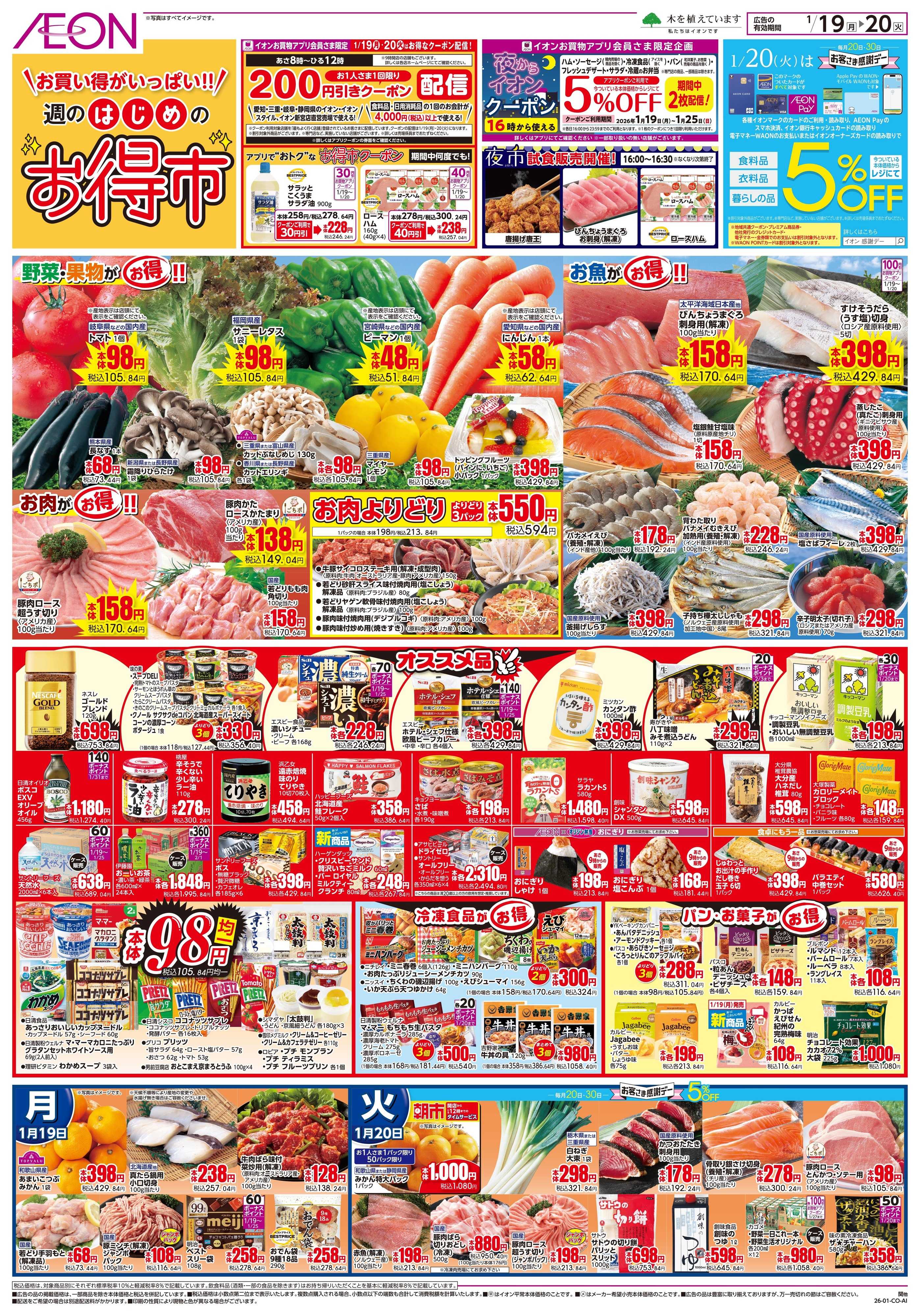 イオンスタイル 1/19〜1/20