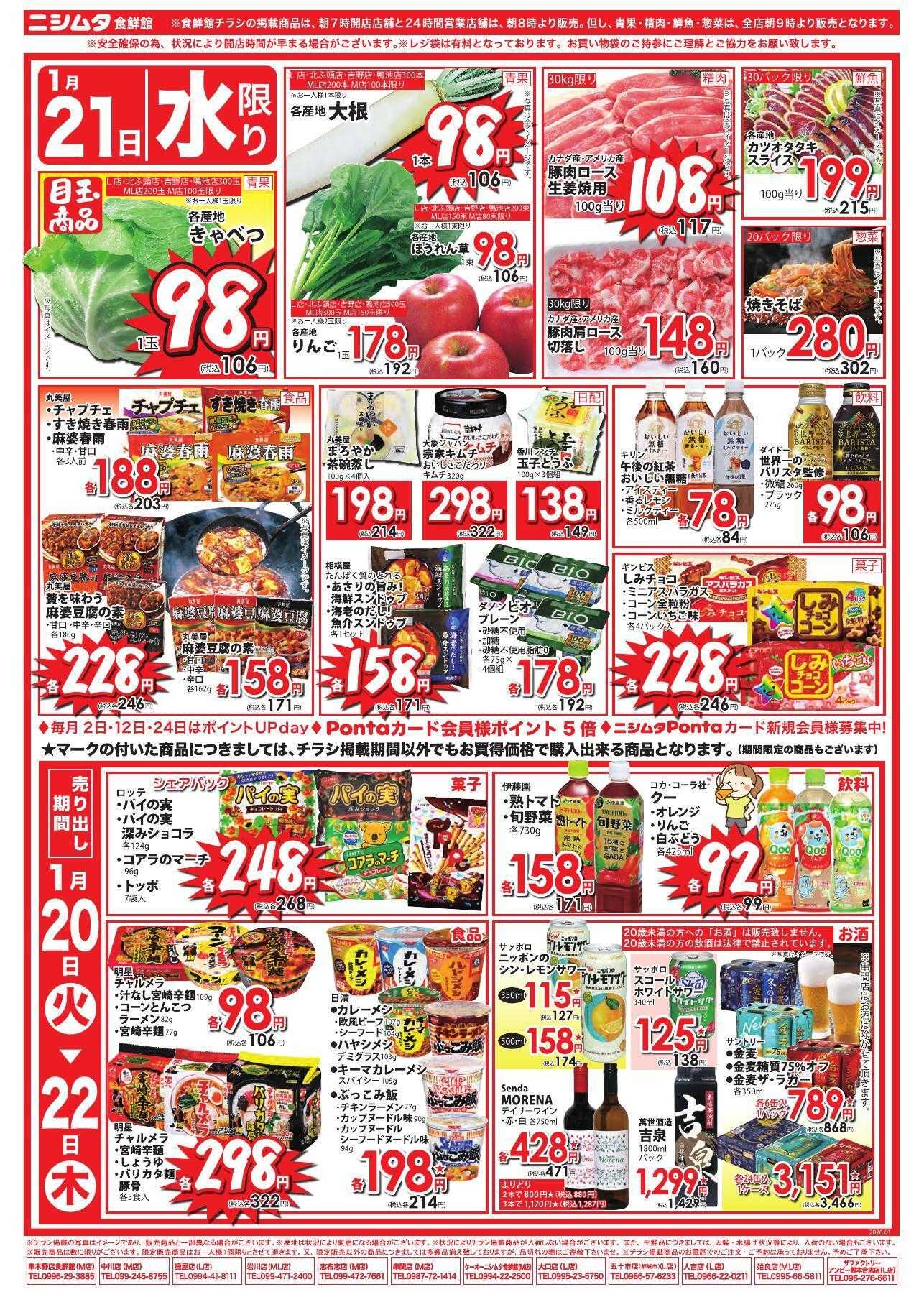 ニシムタスカイマーケット 火曜げんき市