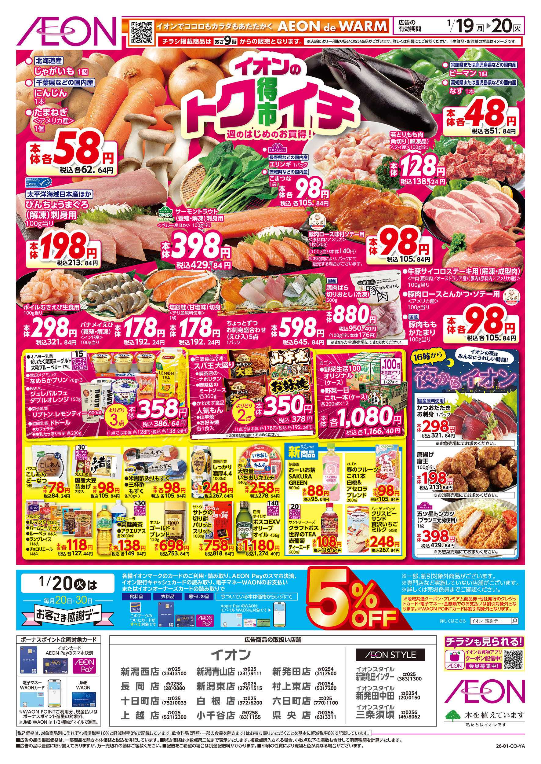 イオン 1/19号　イオンのトクイチ：表面