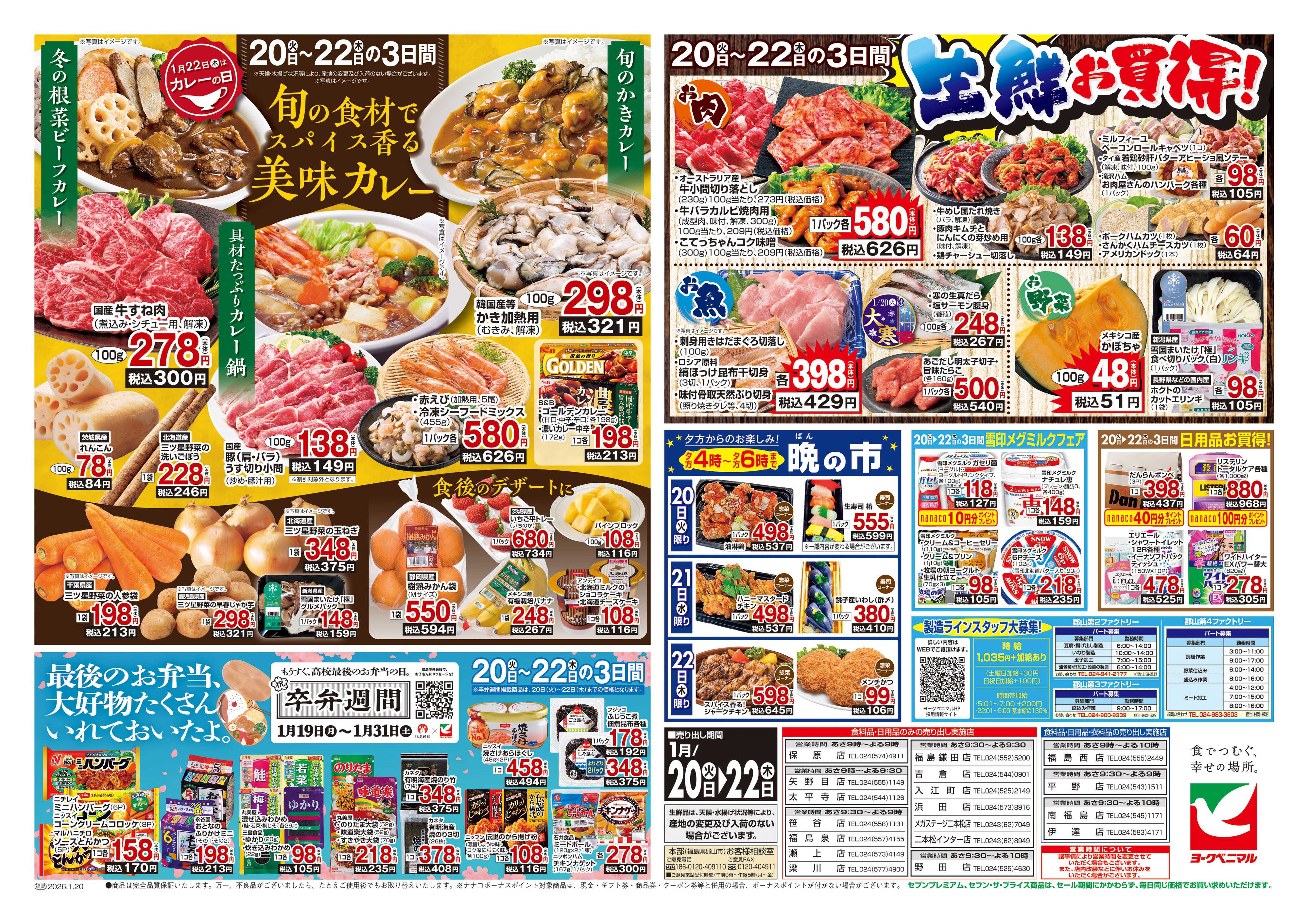 ヨークベニマル 1/20号チラシ