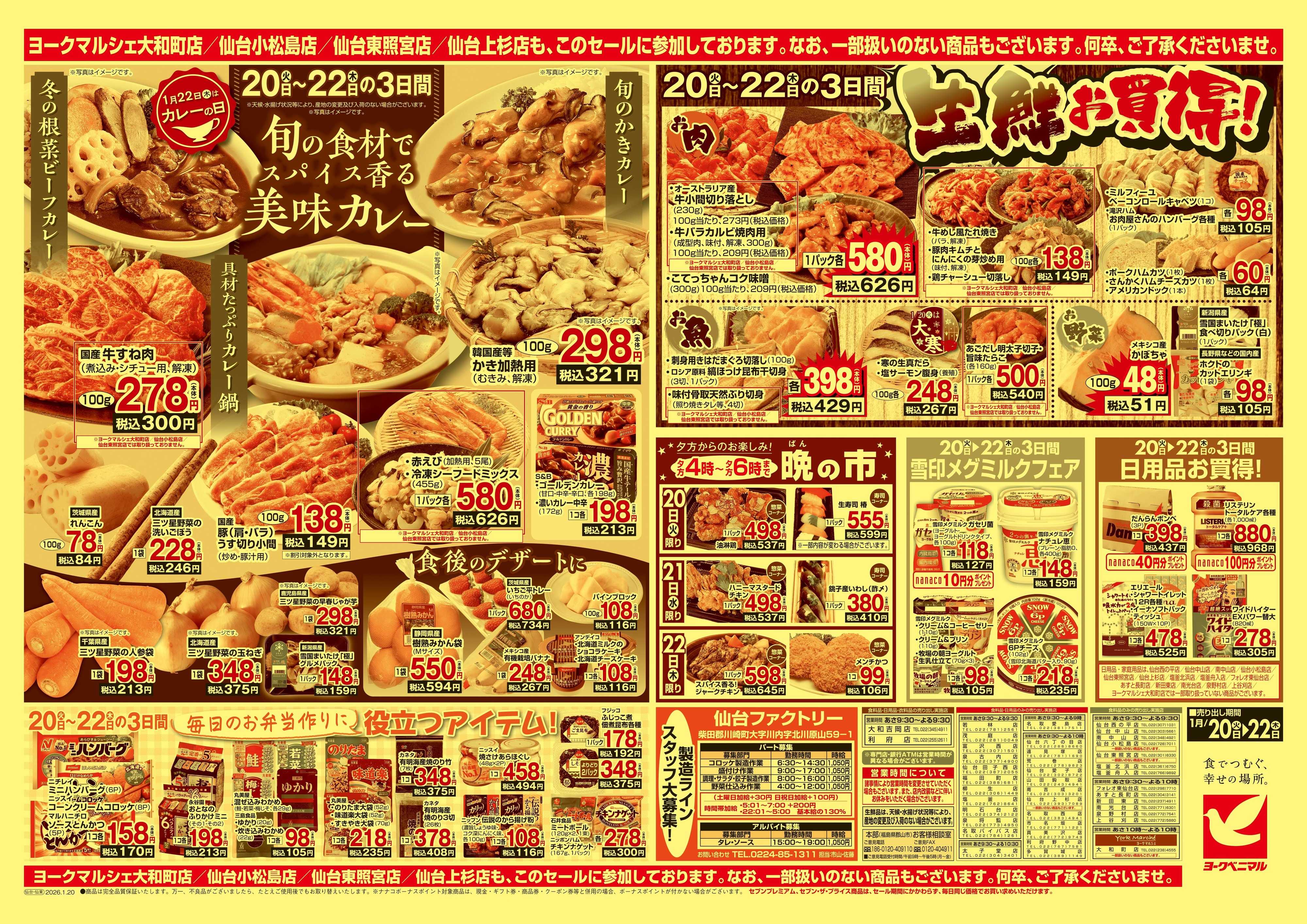ヨークベニマル 1/20号チラシ