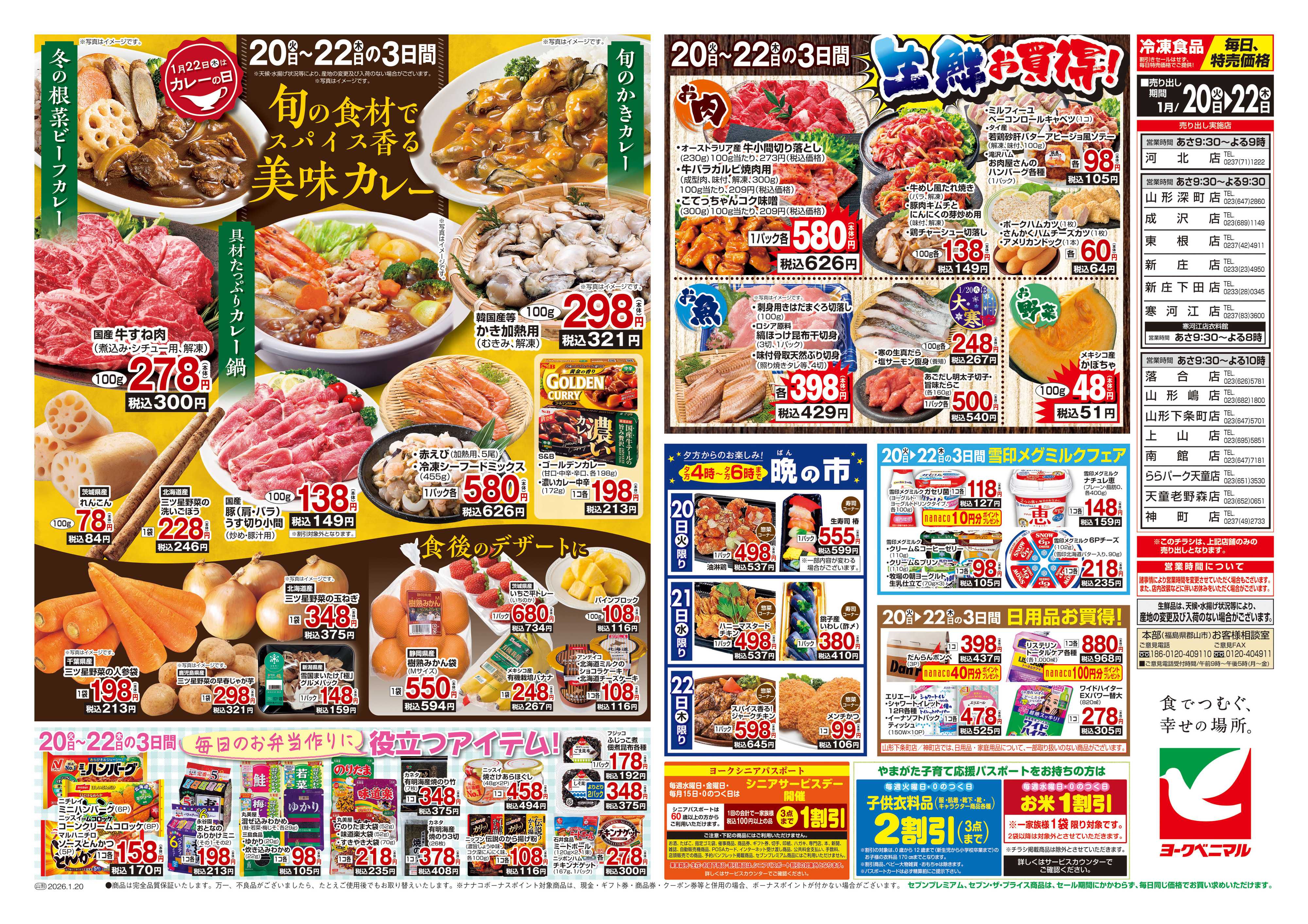 ヨークベニマル 1/20号チラシ