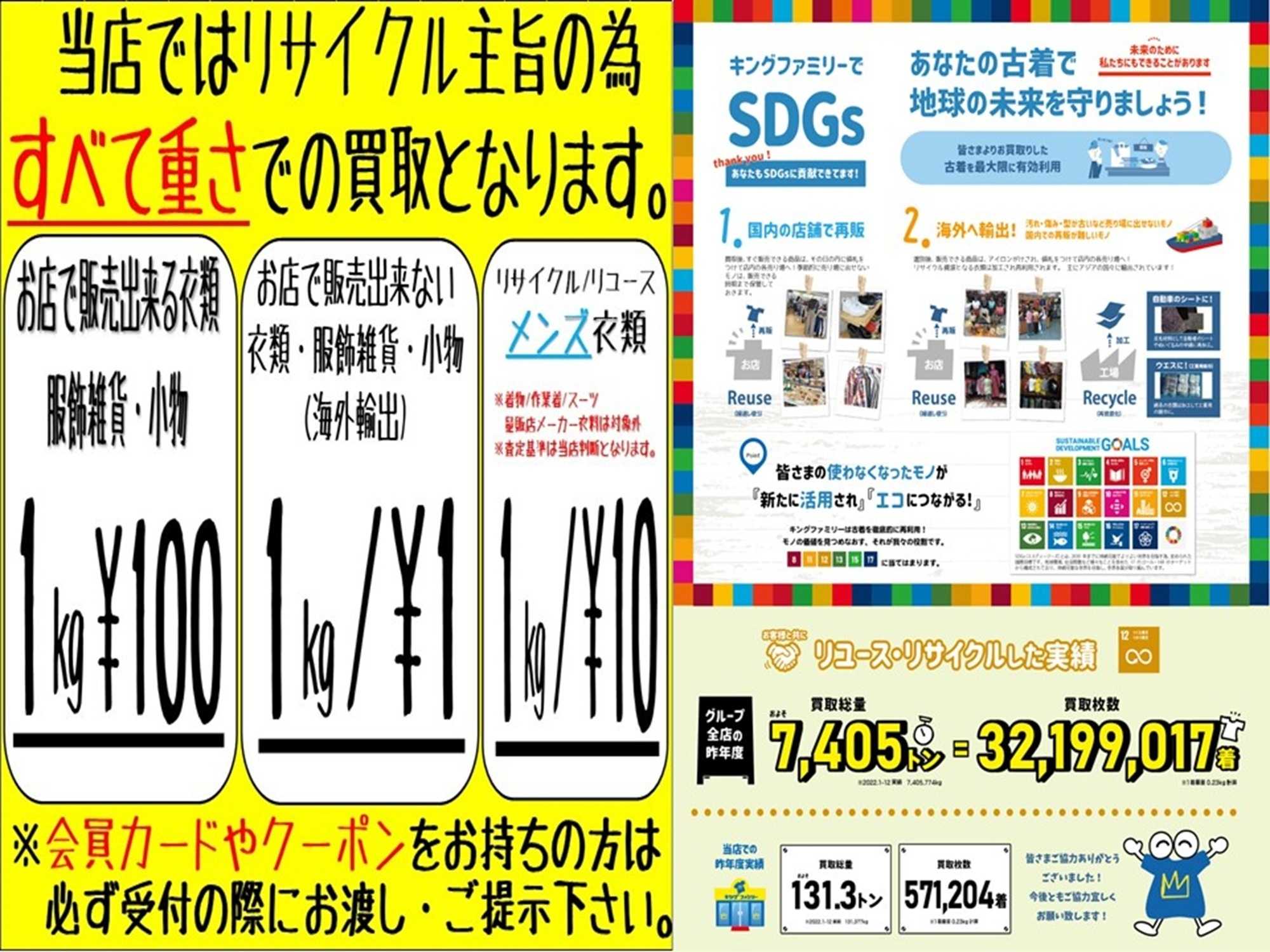 キングファミリー 古着を売るならキングファミリー