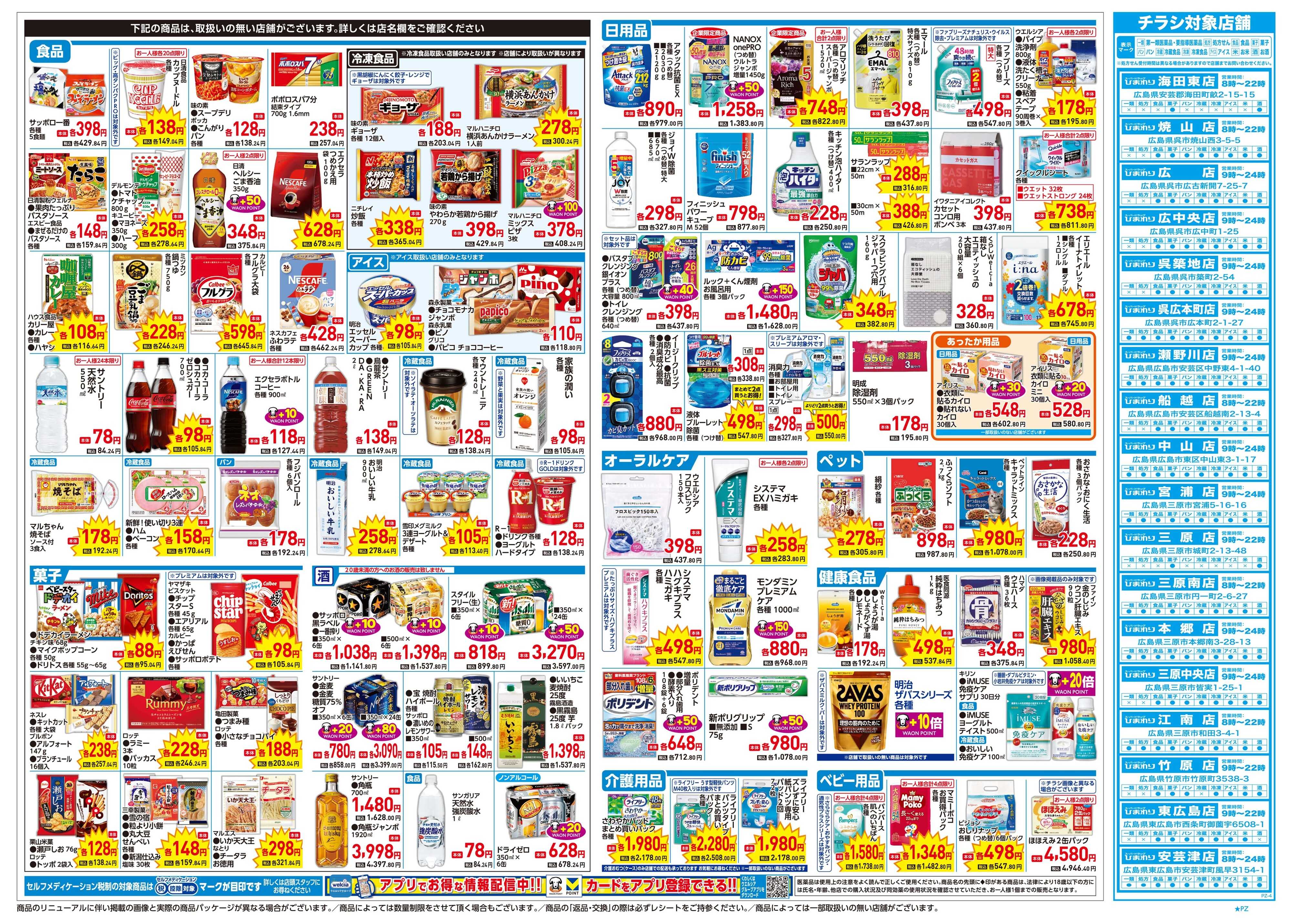 スーパードラッグひまわり 1月21日～25日　裏