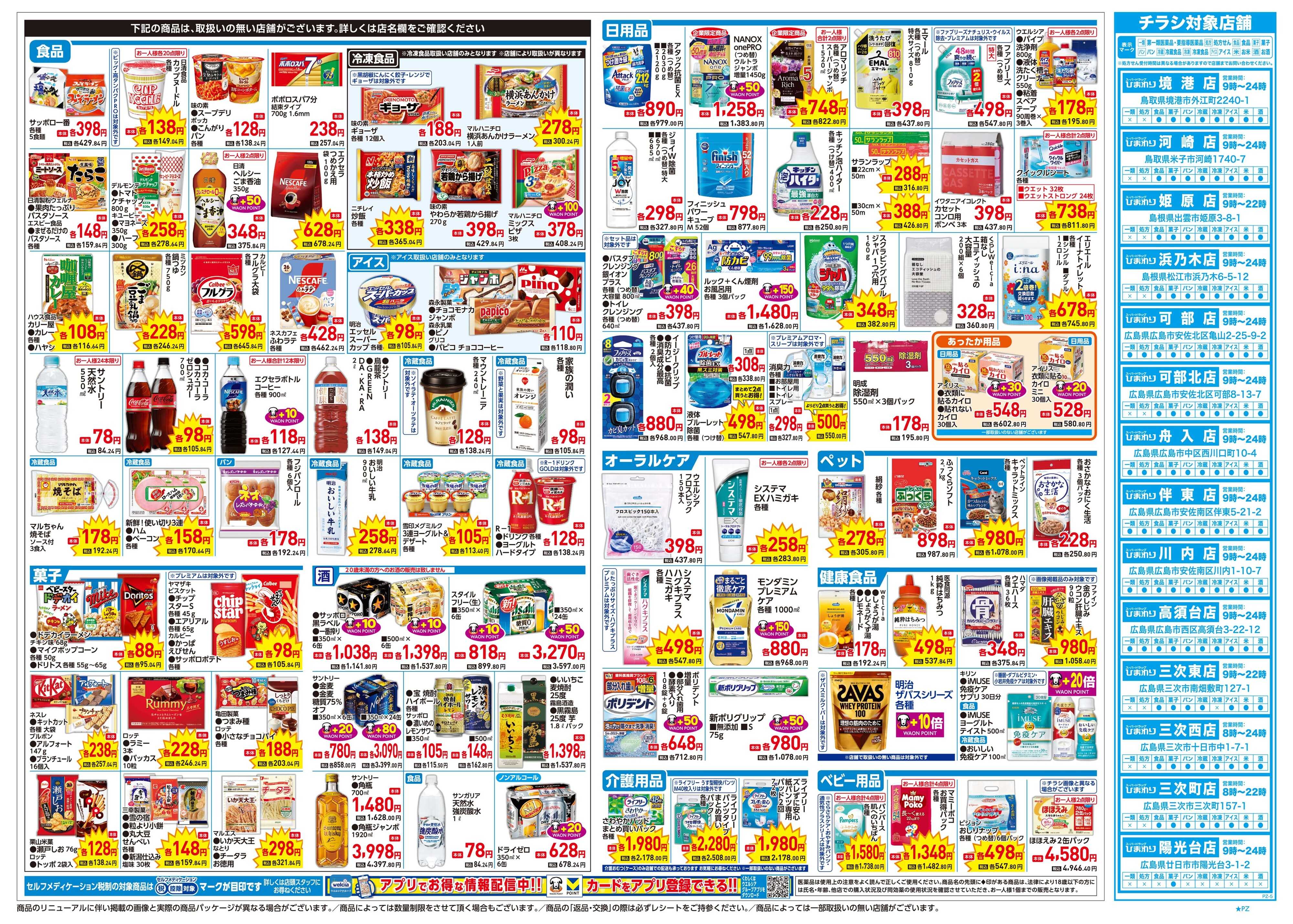 スーパードラッグひまわり 1月21日～25日　裏