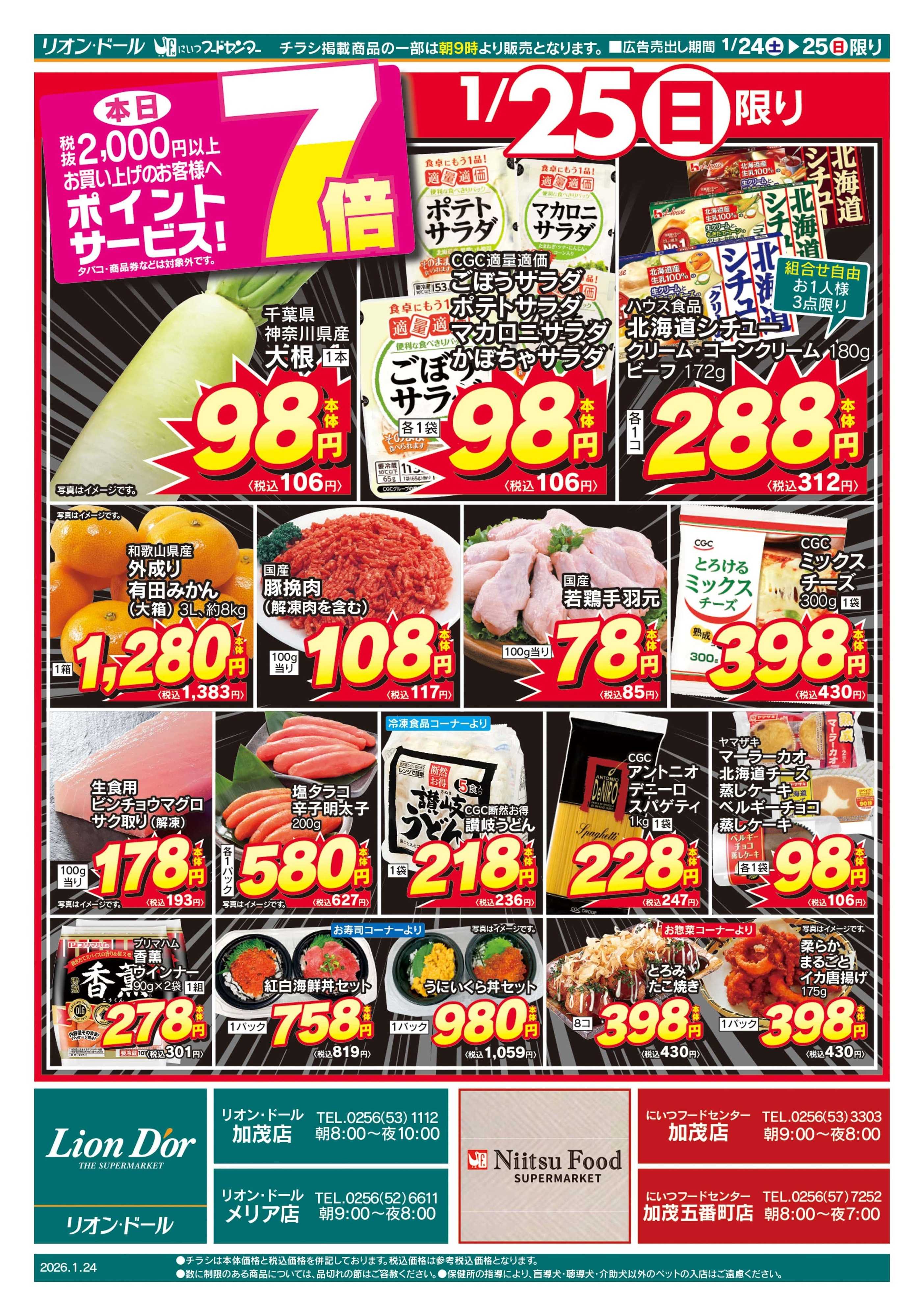 リオン・ドール 1/24号新潟号外