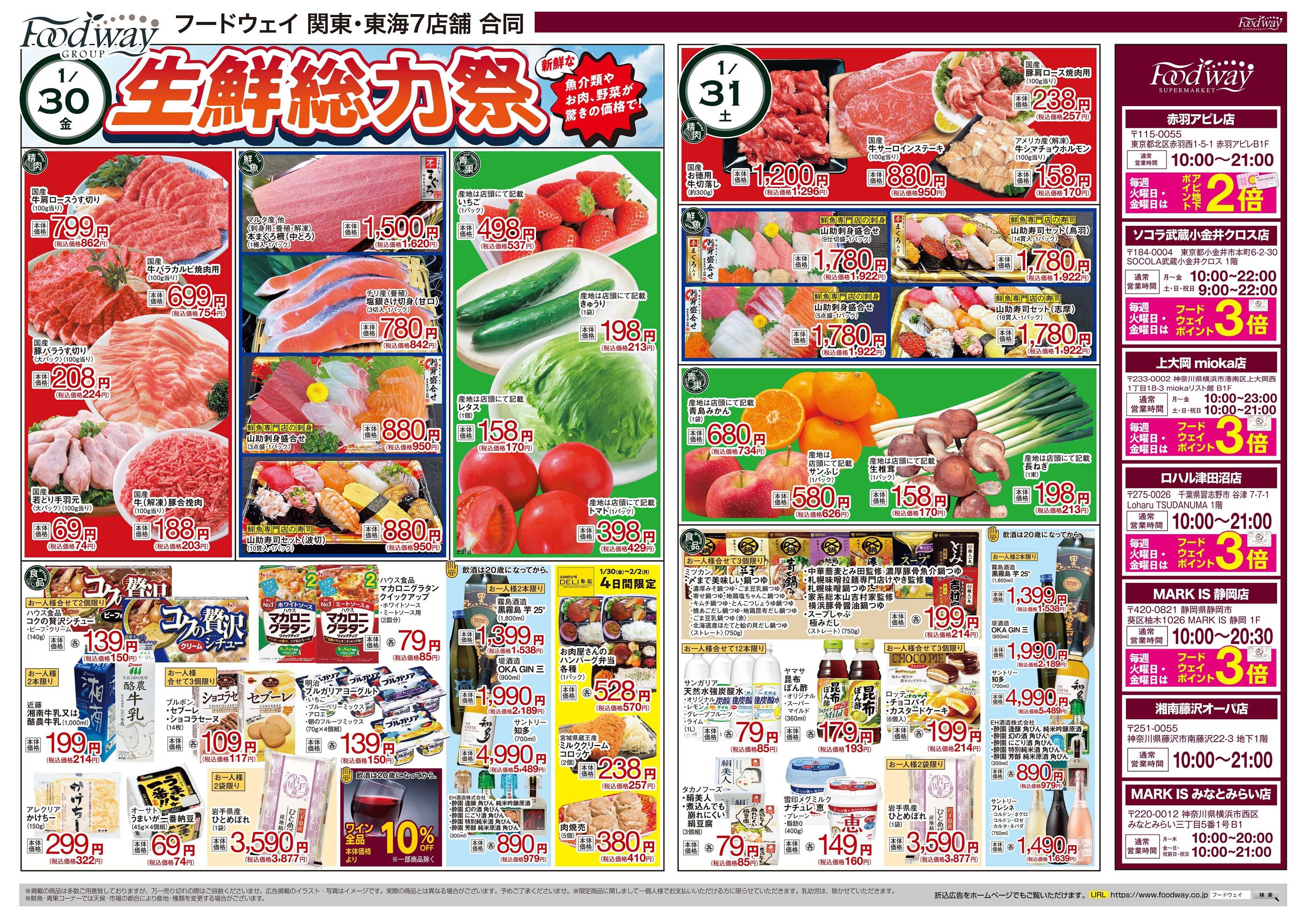 foodway 生鮮総力祭