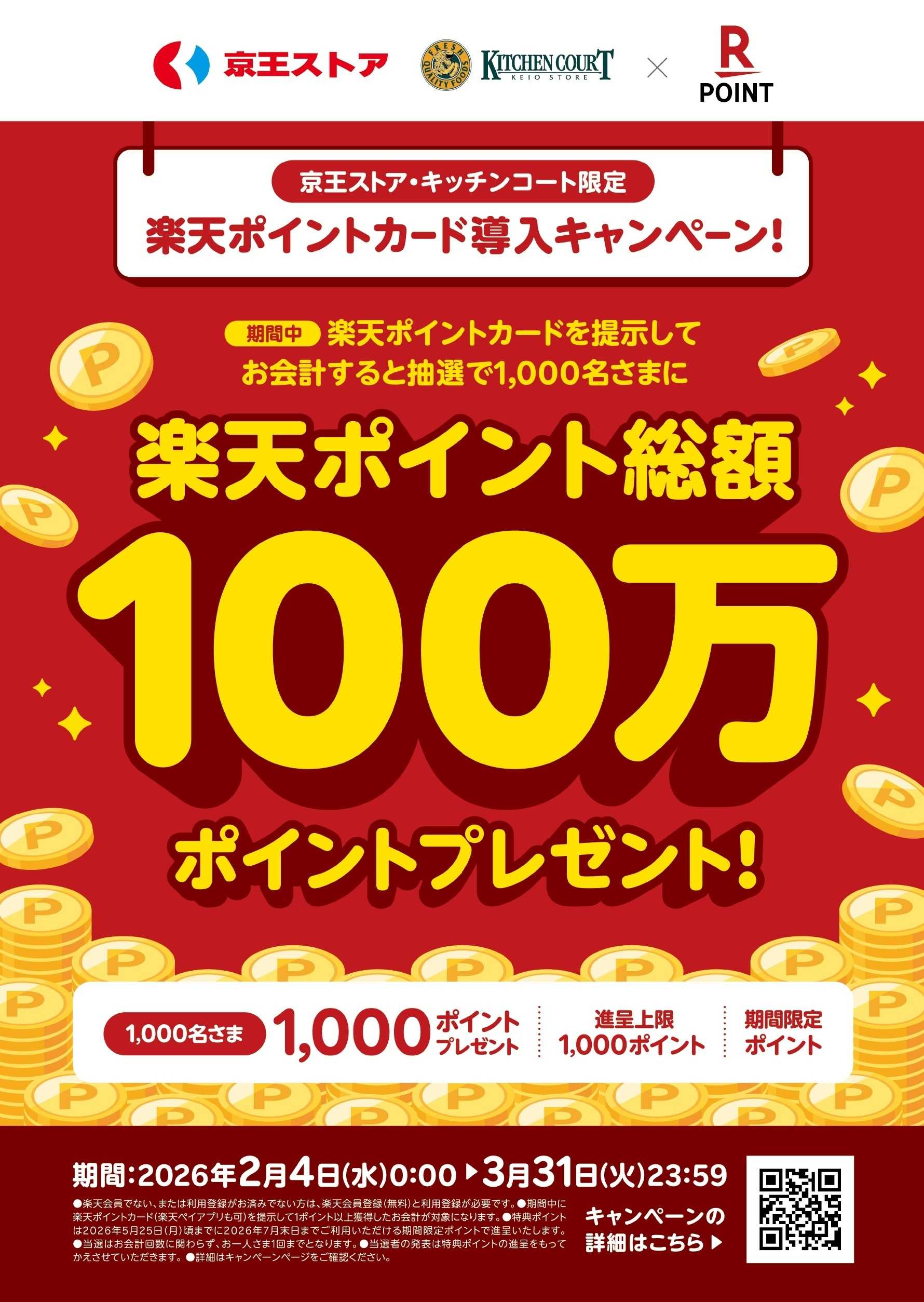 京王ストア 楽天ポイントキャンペーン